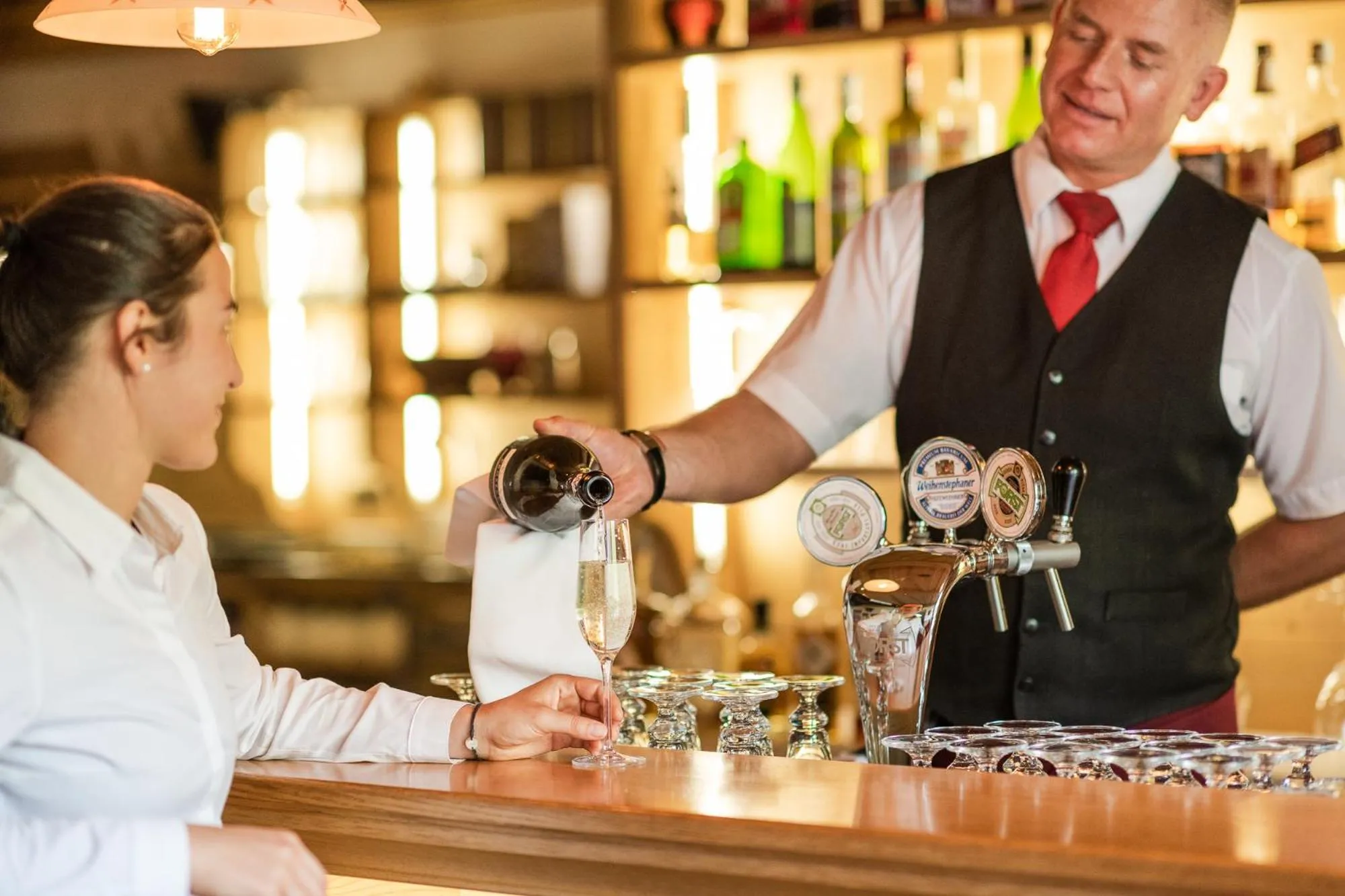 Lounge or bar in Hotel Lärchenhof
