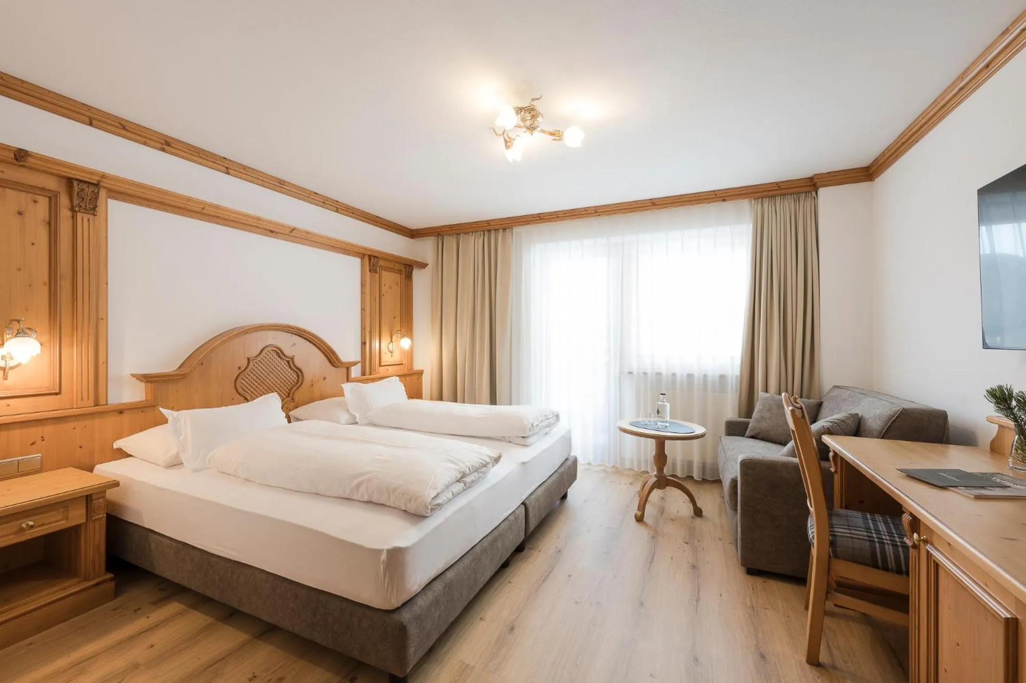 Bed in Hotel Lärchenhof