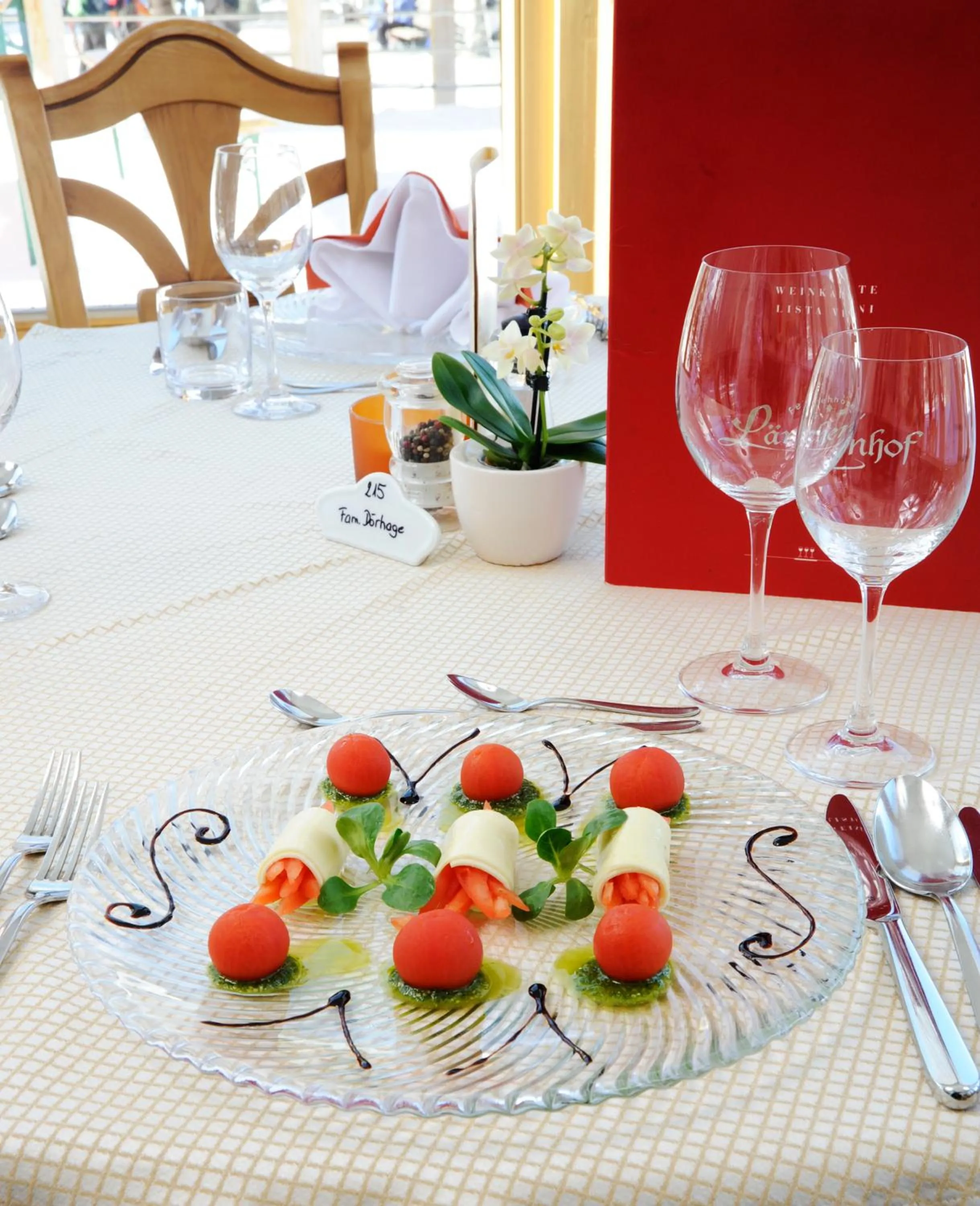 Dinner in Hotel Lärchenhof