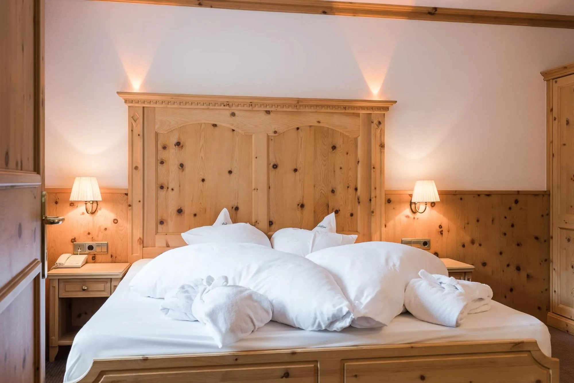 Bed in Hotel Lärchenhof