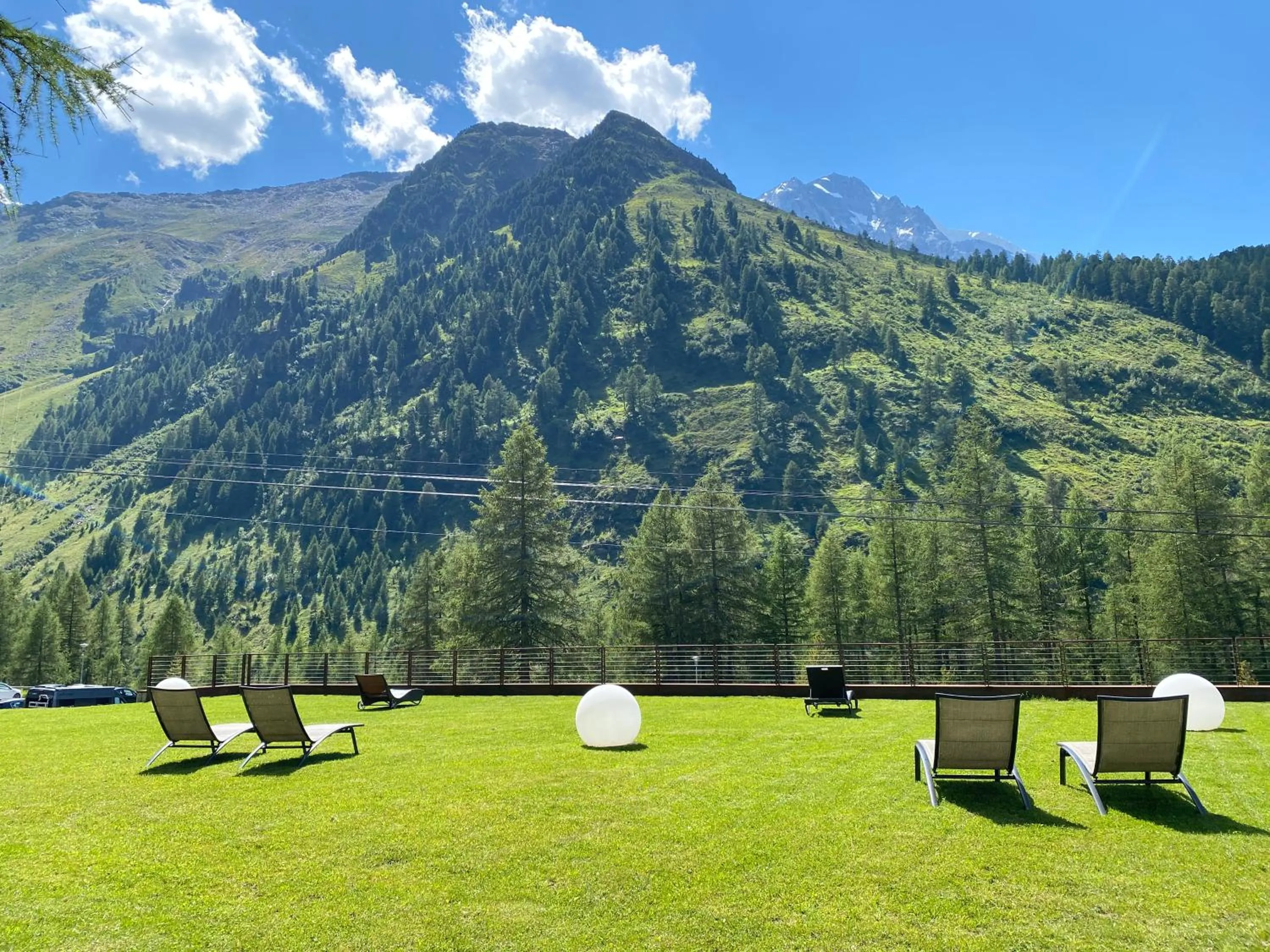 Garden view in Hotel Lärchenhof