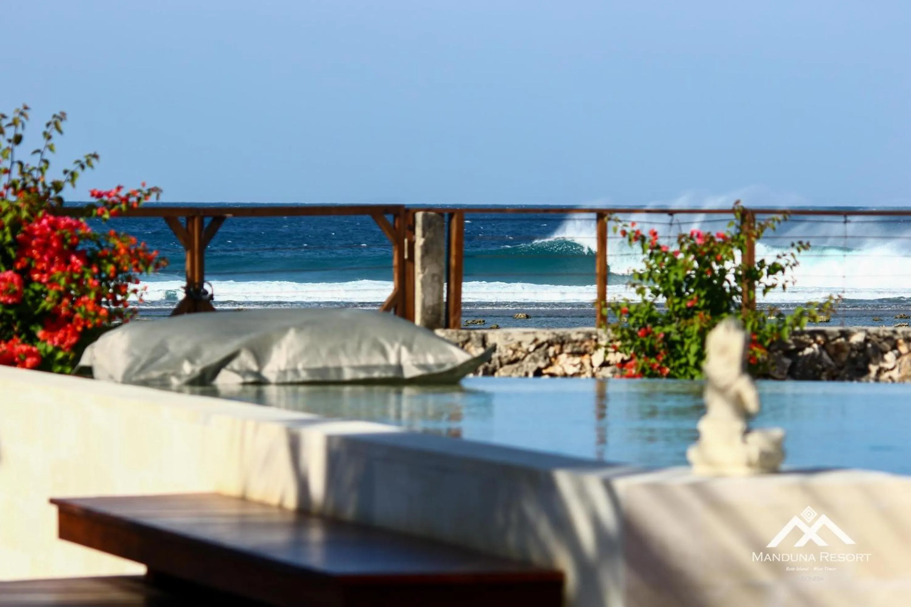 Pool view in Manduna Resort