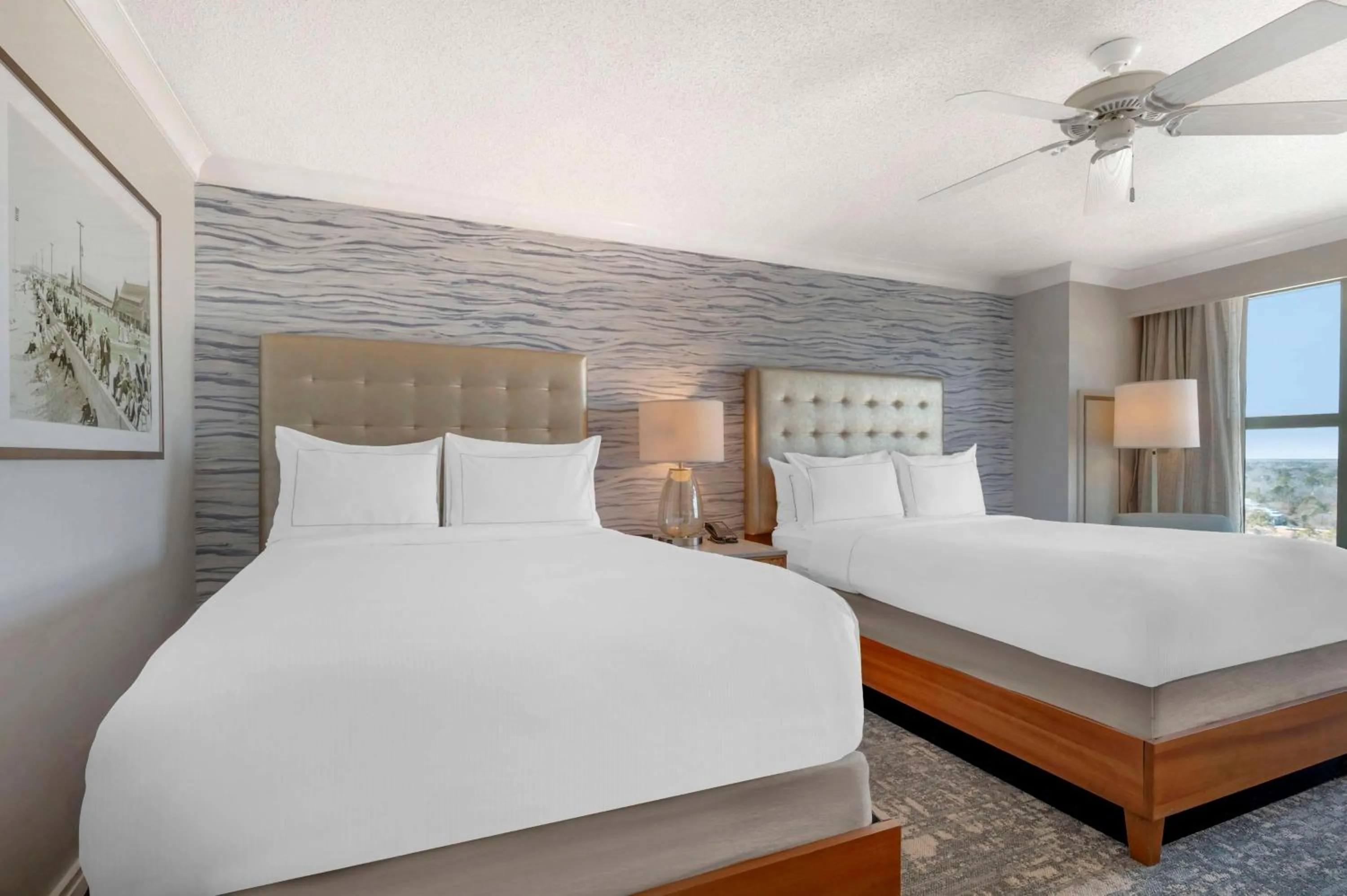 Bed in Hilton Virginia Beach Oceanfront