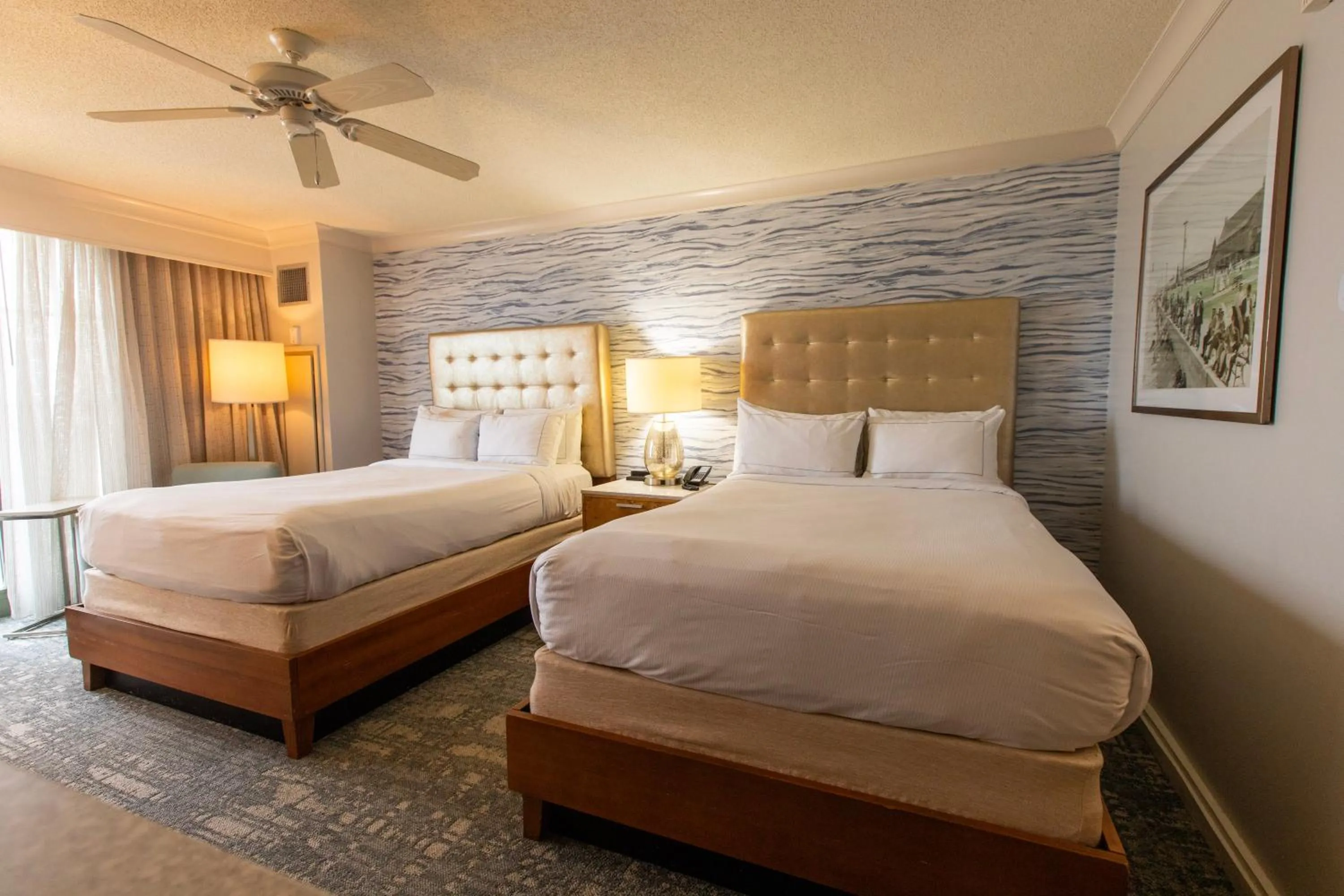 Bed in Hilton Virginia Beach Oceanfront