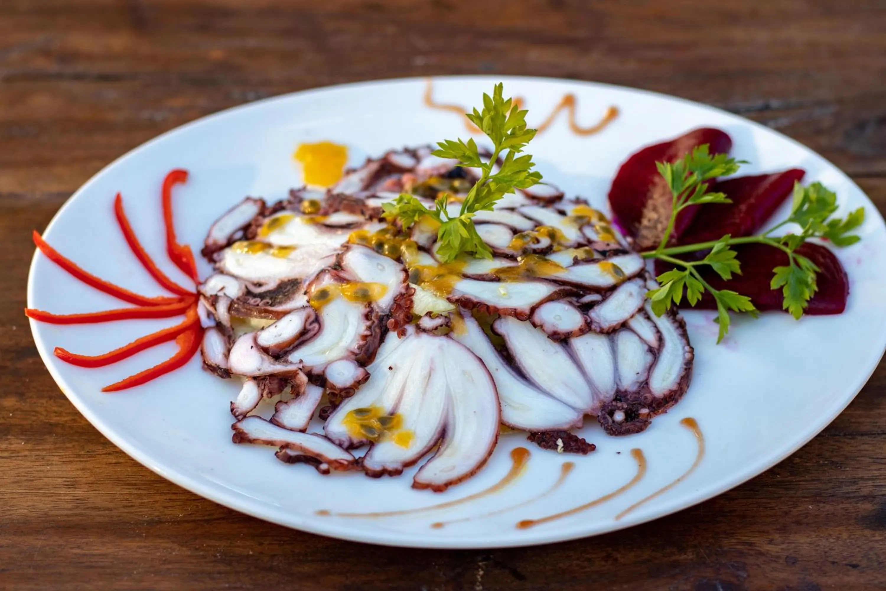 Food in Clove Island Villas & Spa