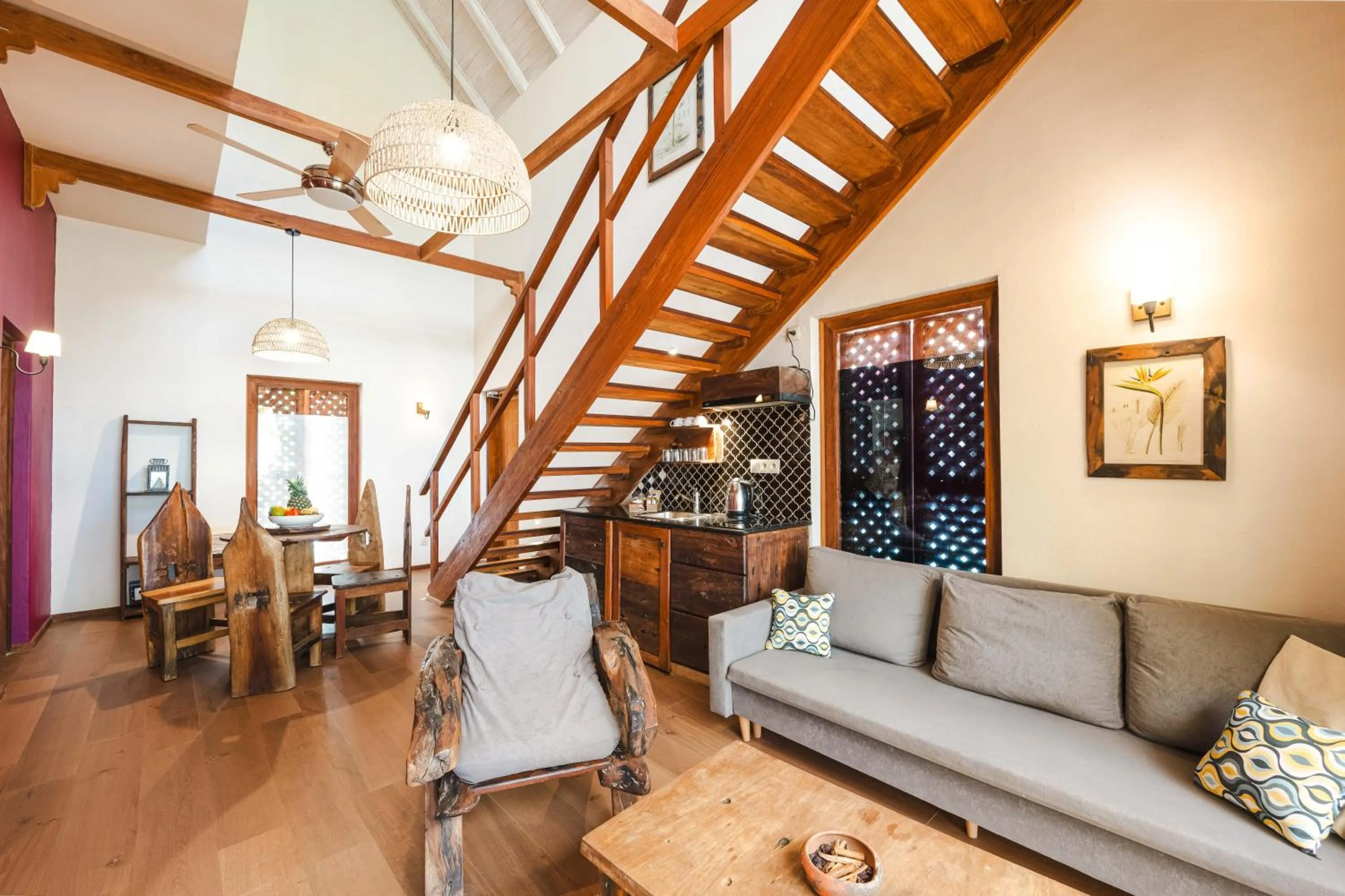 Living room in Clove Island Villas & Spa