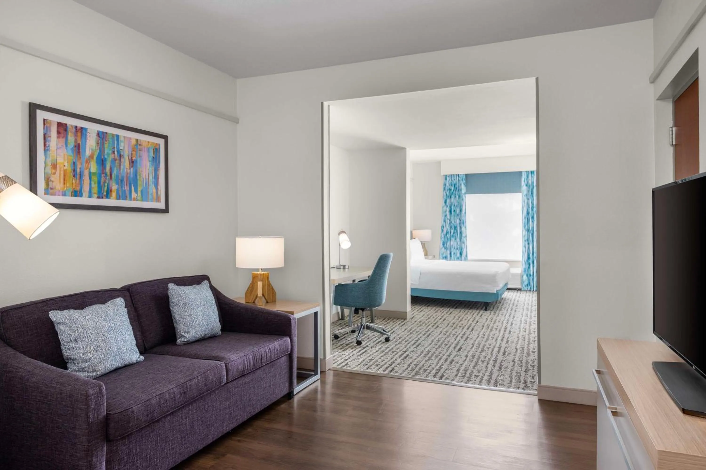 Living room in Hilton Garden Inn West Palm Beach Airport