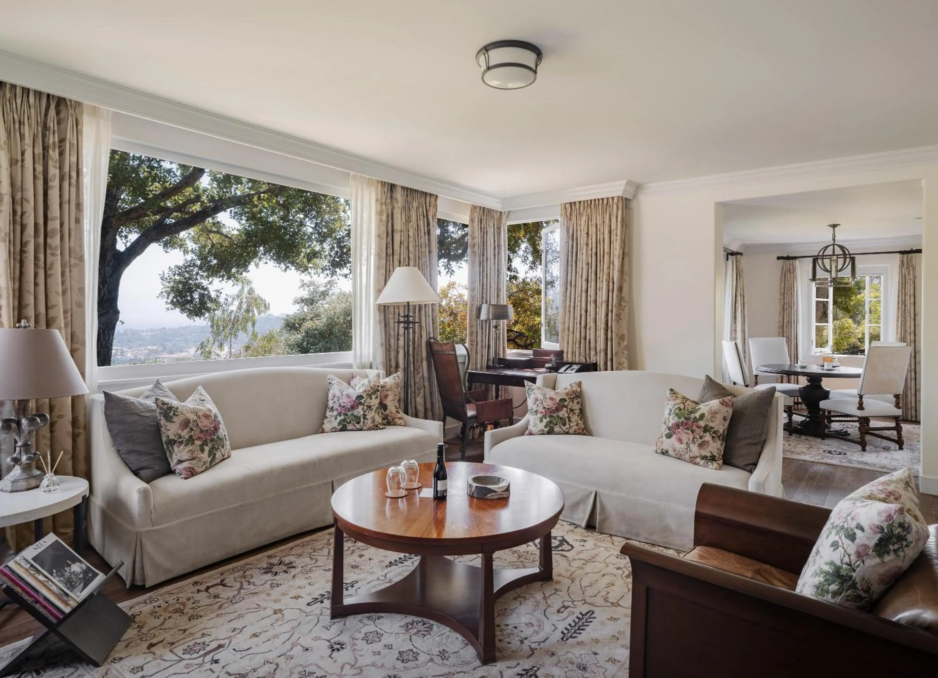 Living room in El Encanto Santa Barbara
