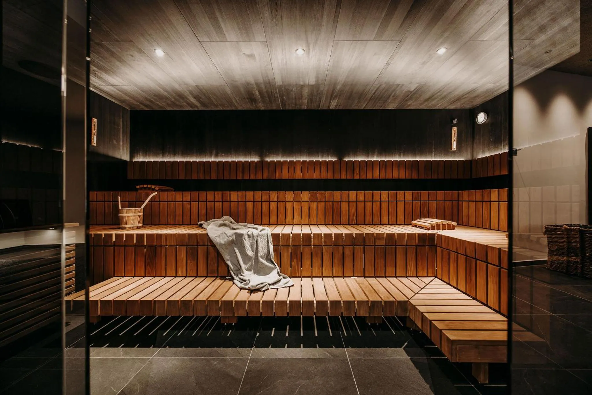 Sauna in Boutique Hotel Das Rivus