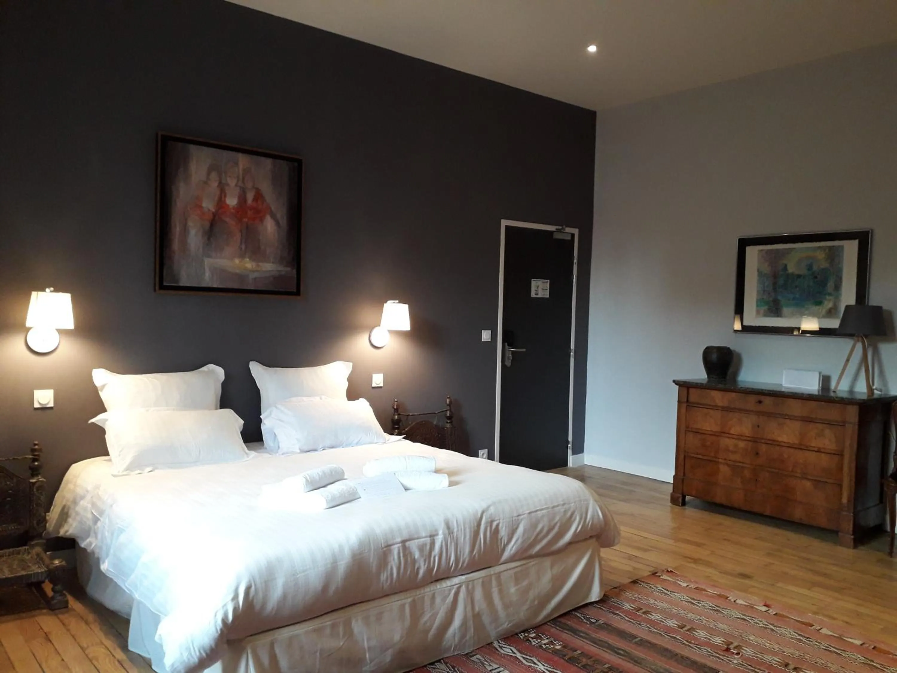 Bed in Manoir du Moustoir - Hôtel Les Empreintes