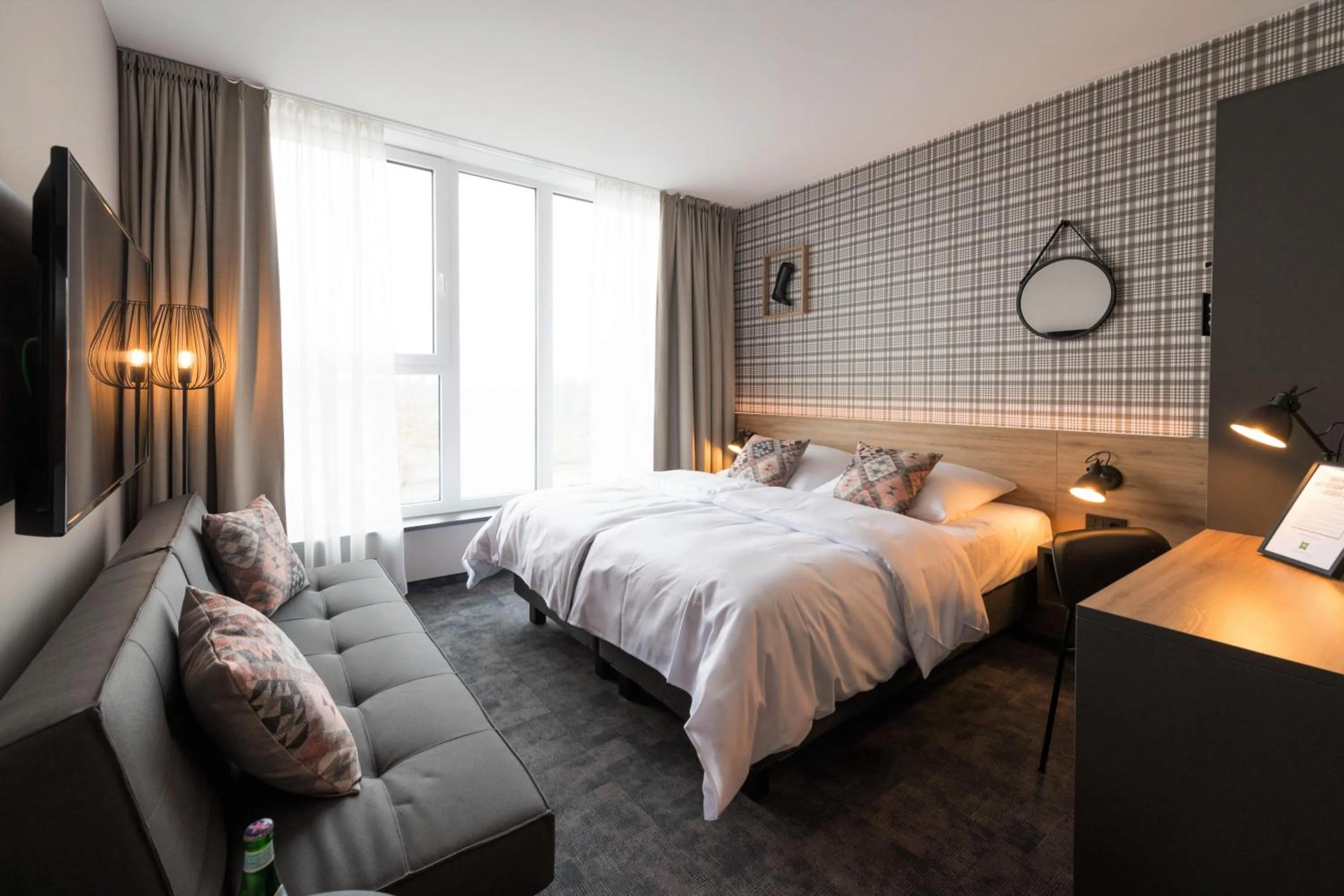 Bedroom, Bed in ibis Styles Vechta