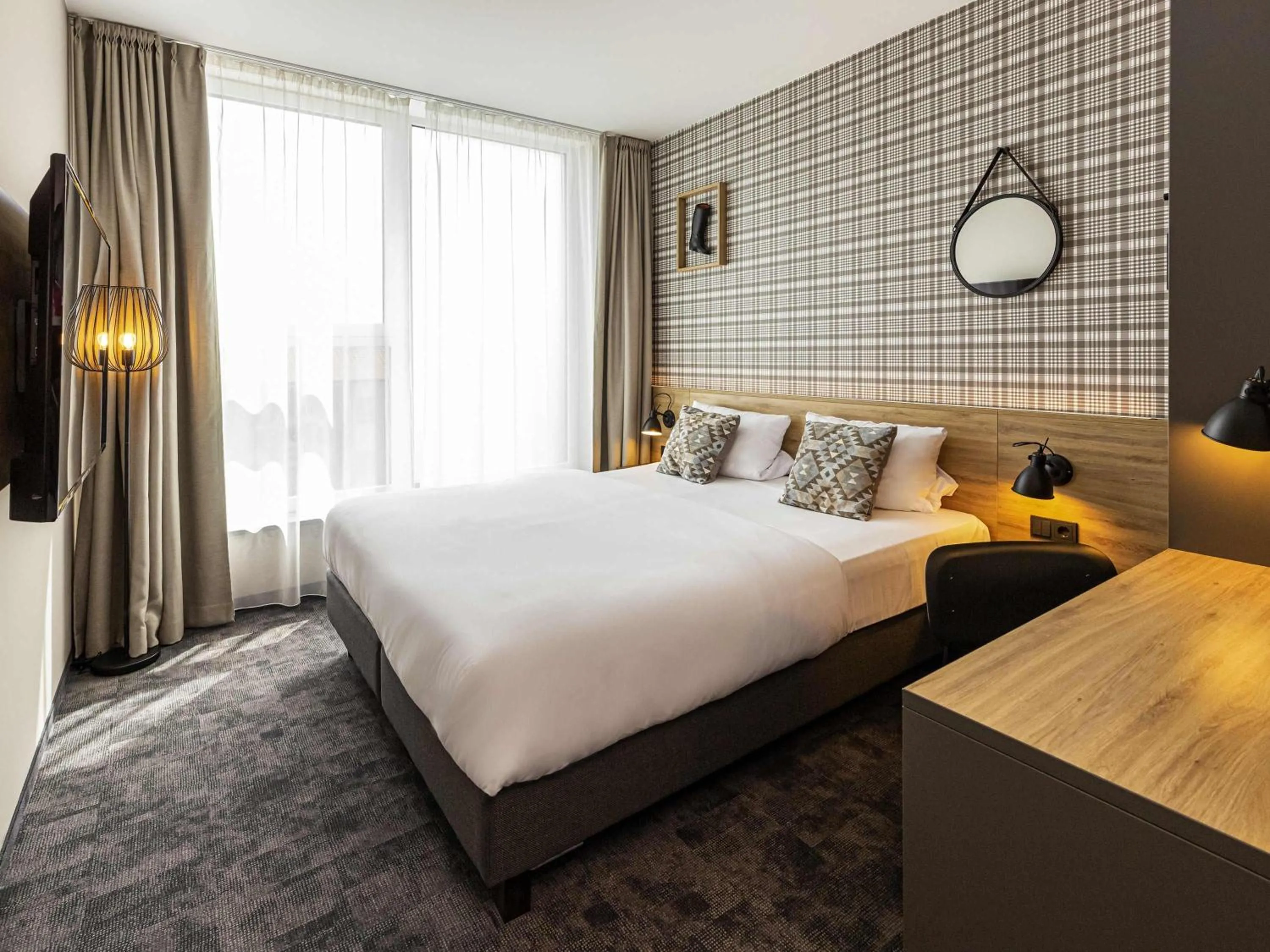 Bedroom, Bed in ibis Styles Vechta