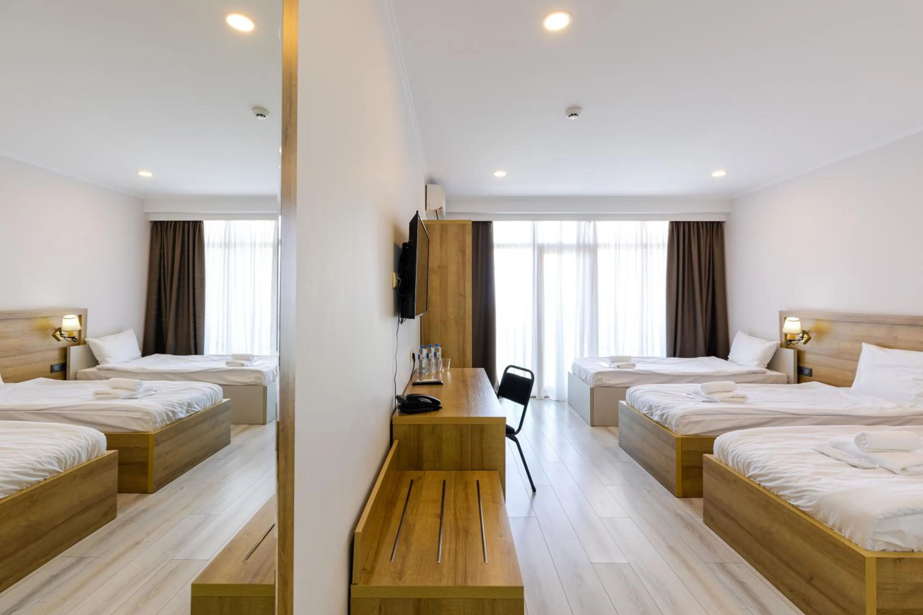 Bed in Aqua Batumi Hotel & Apartments