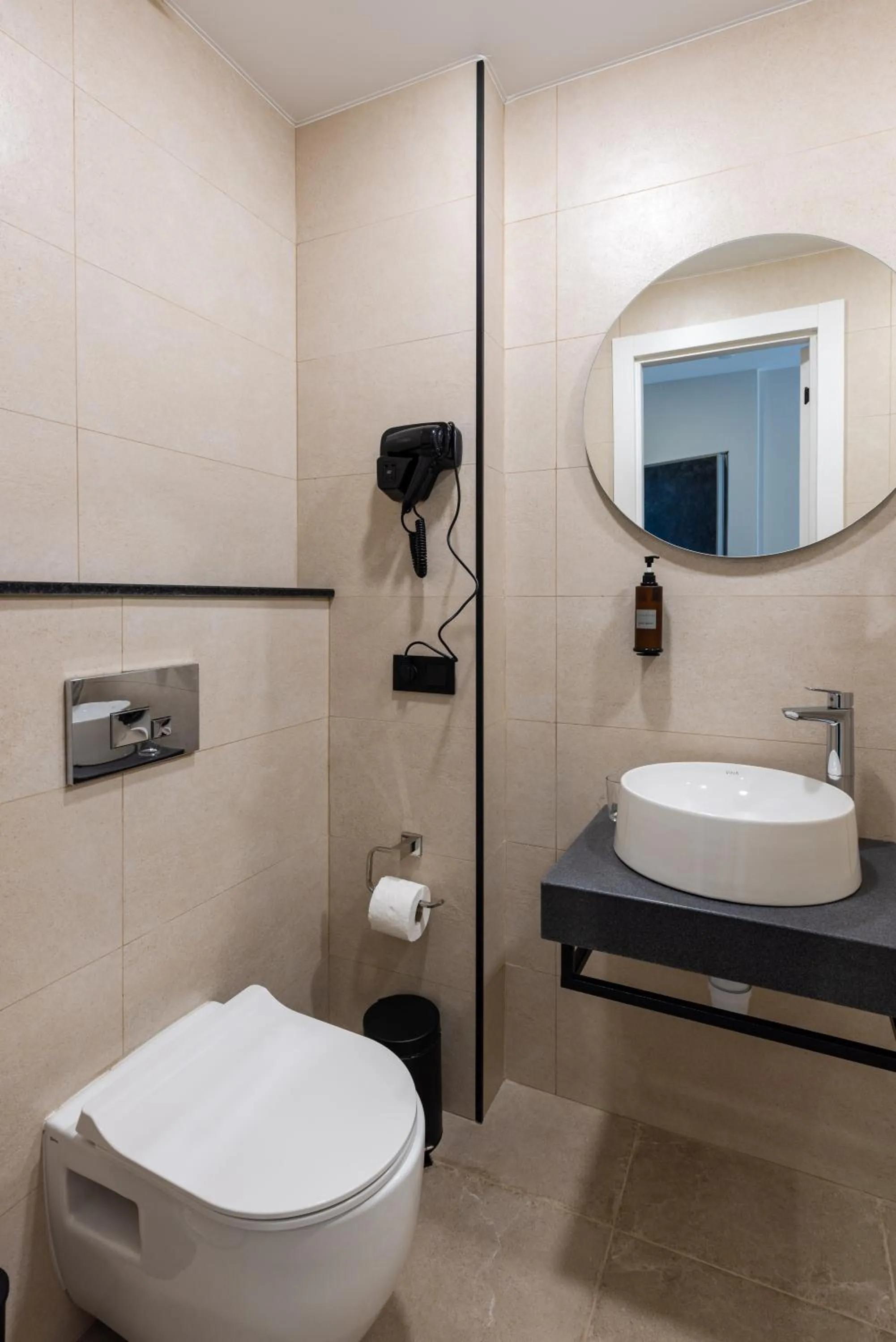 Shower in Aqua Batumi Hotel & Apartments