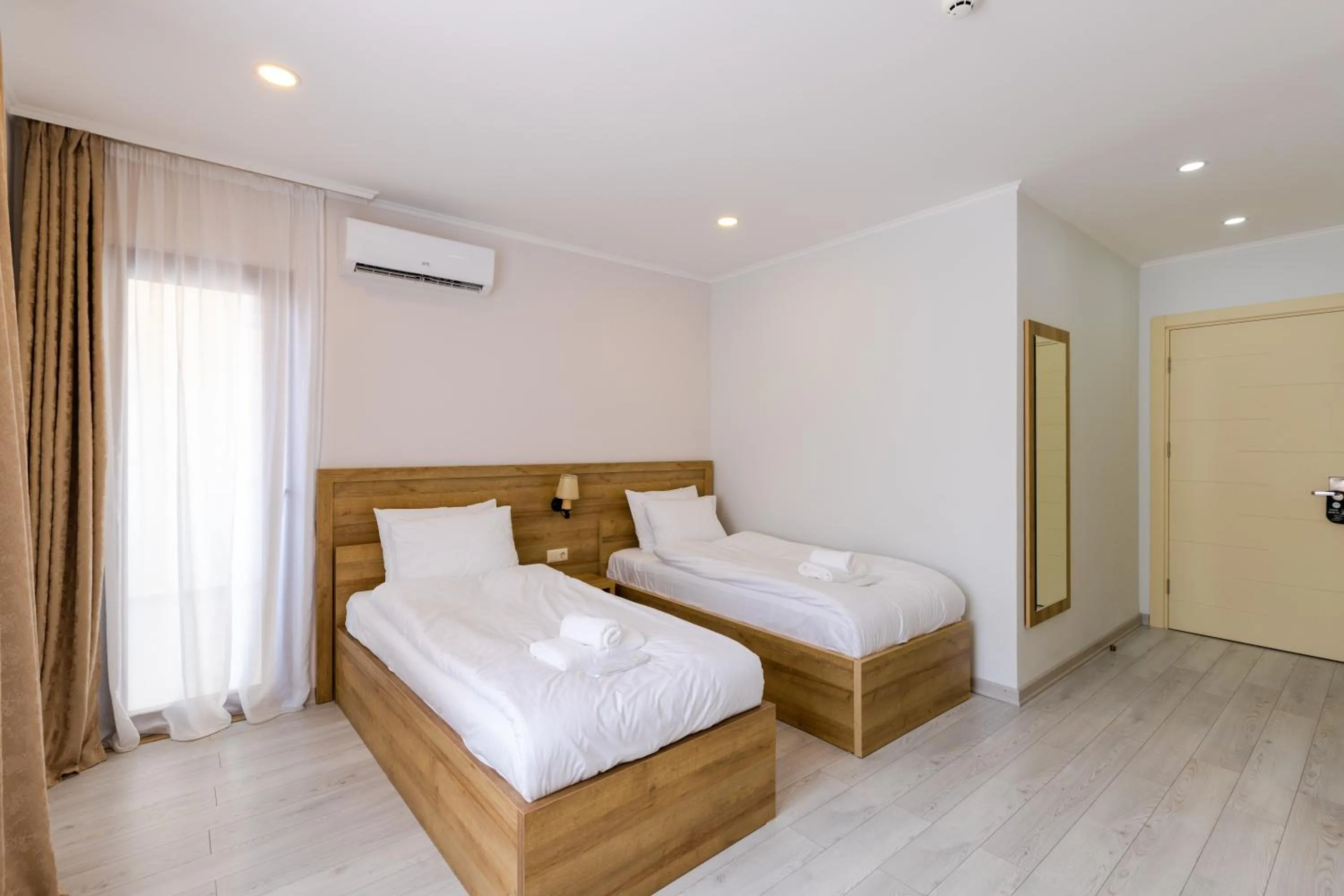 Bed in Aqua Batumi Hotel & Apartments