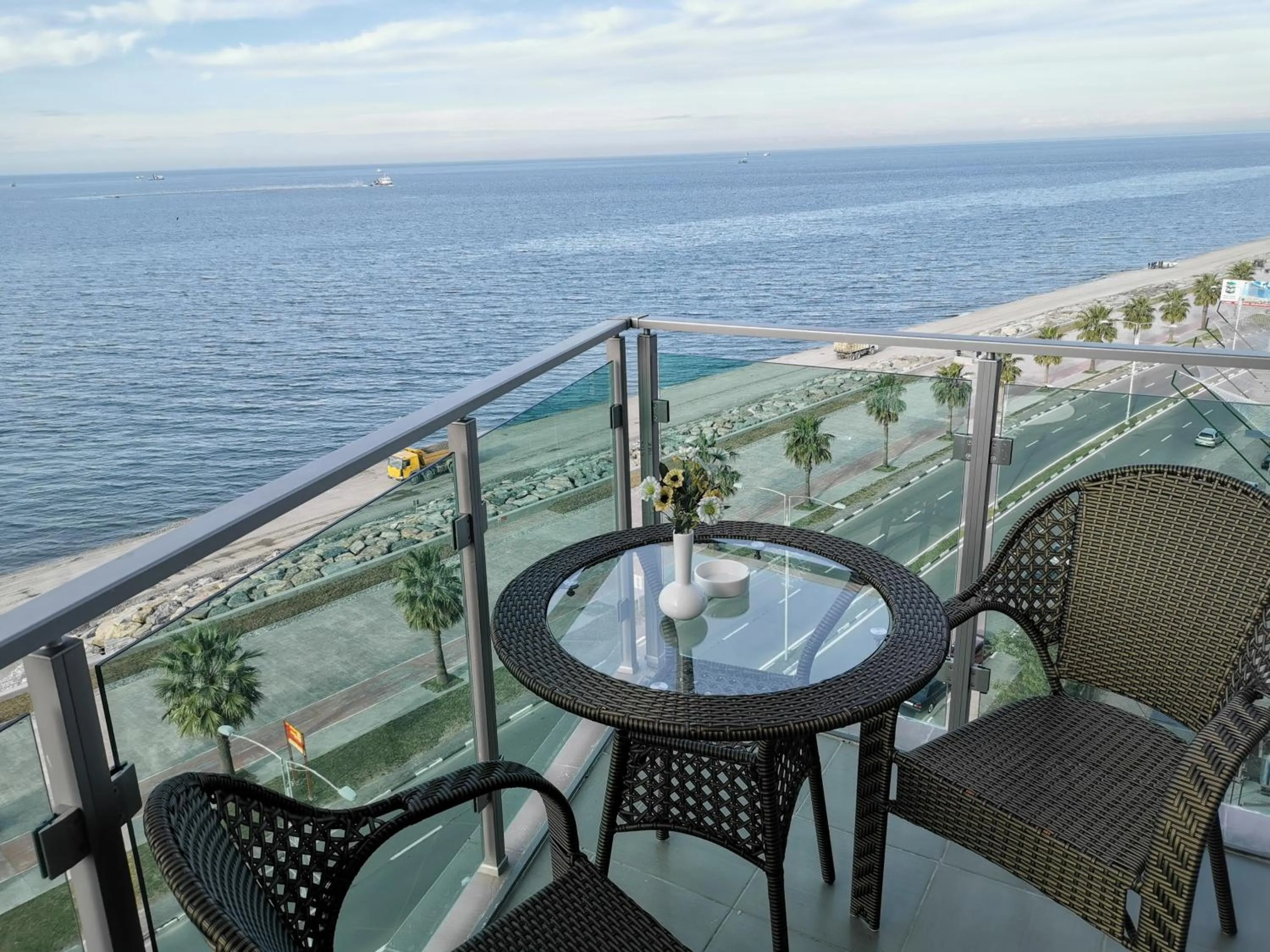 Balcony/Terrace in Aqua Batumi Hotel & Apartments