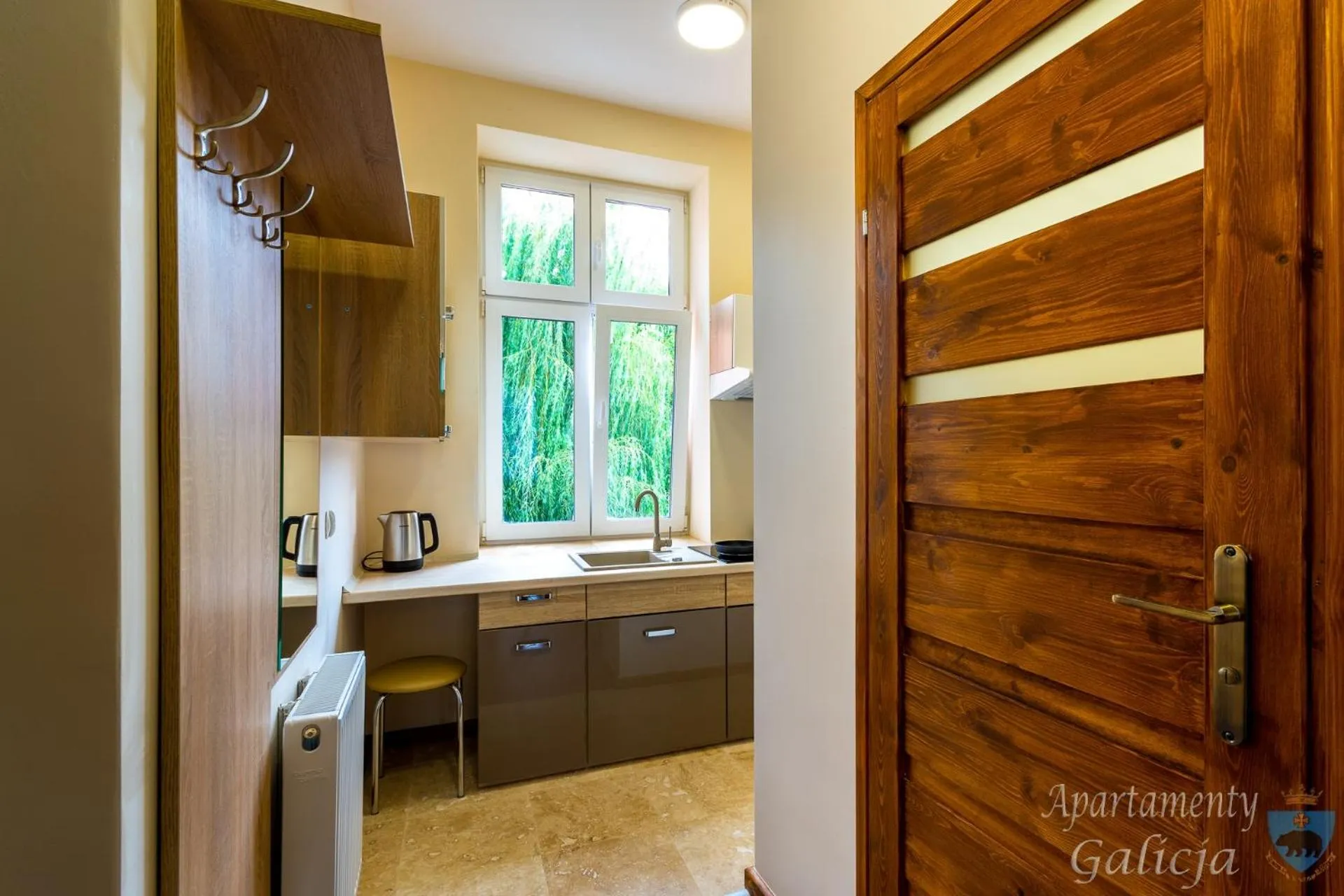 Kitchen or kitchenette in Apartamenty Galicja