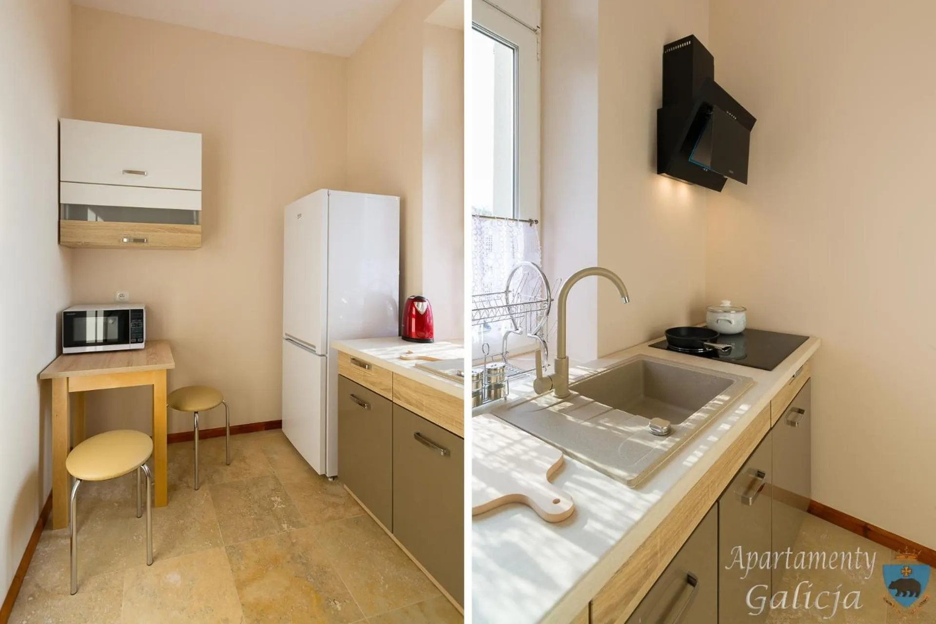 Kitchen or kitchenette in Apartamenty Galicja