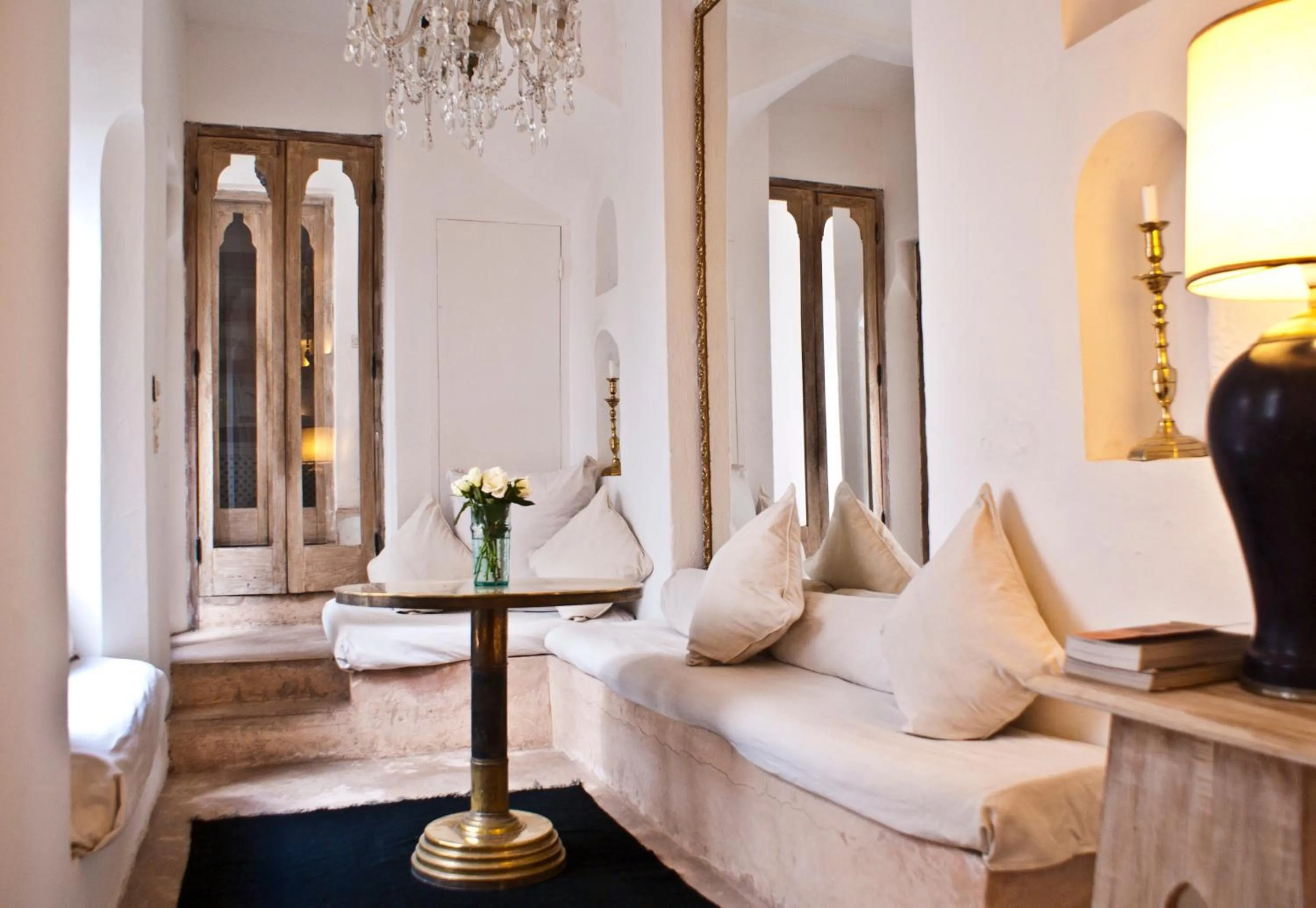 Living room, Bed in Riad Safa