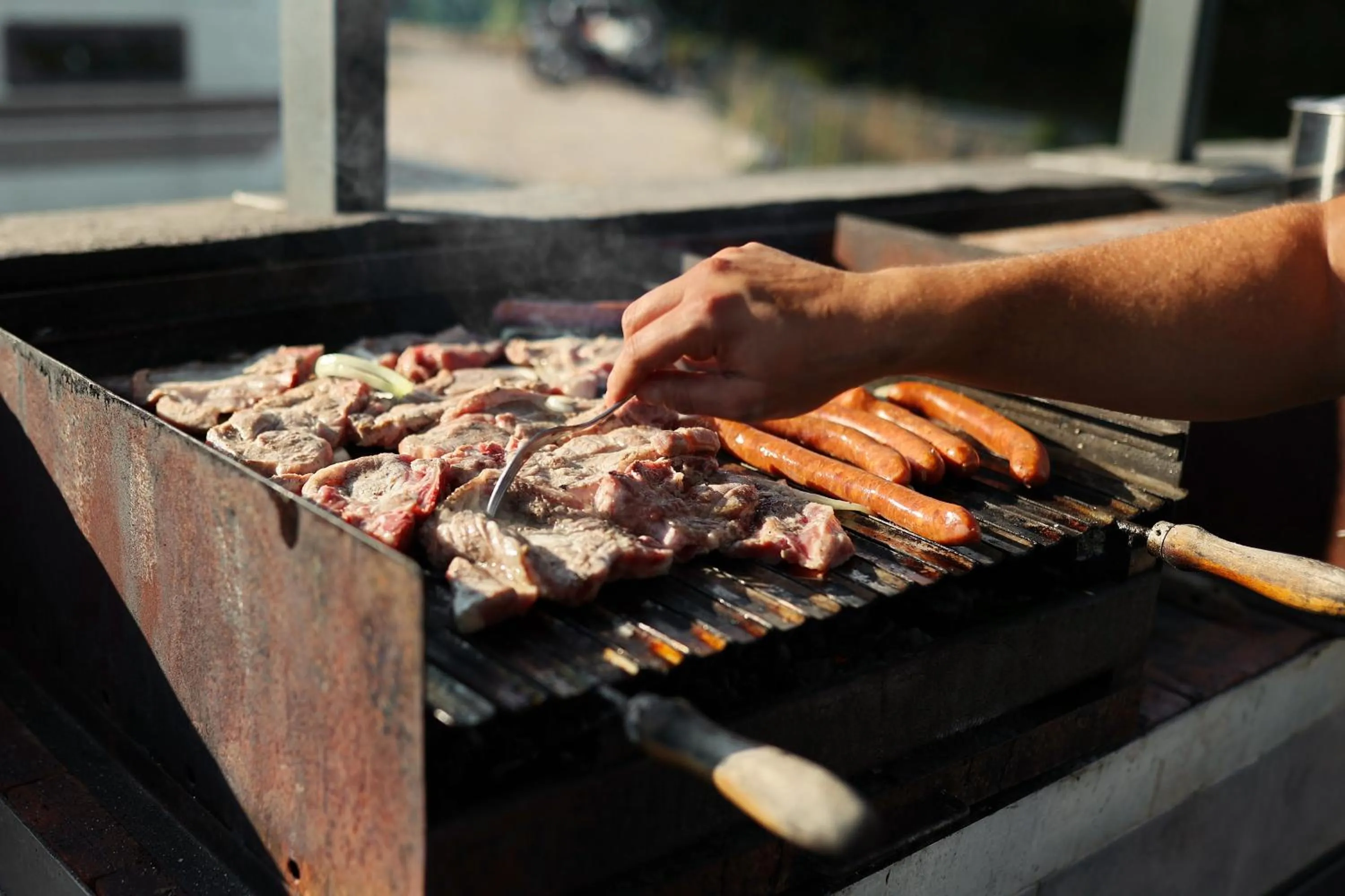 BBQ facilities in Mobile Homes Camping Plitvice