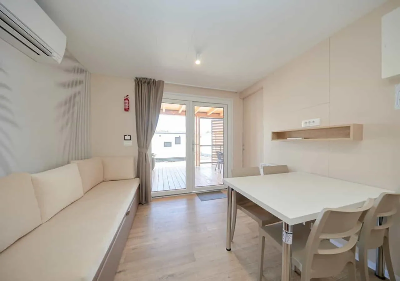 Living room in Mobile Homes Camping Plitvice