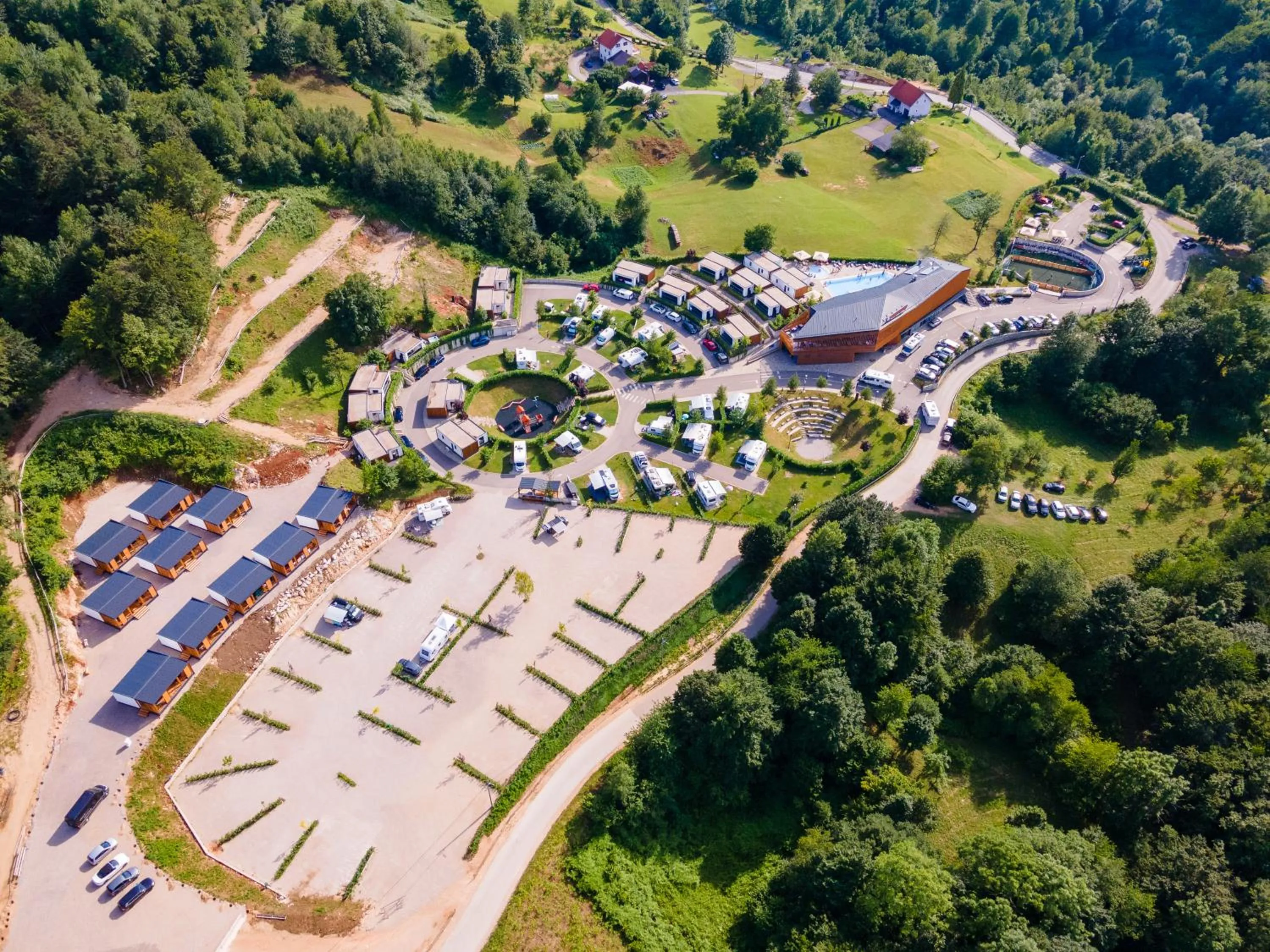 Property building in Mobile Homes Camping Plitvice