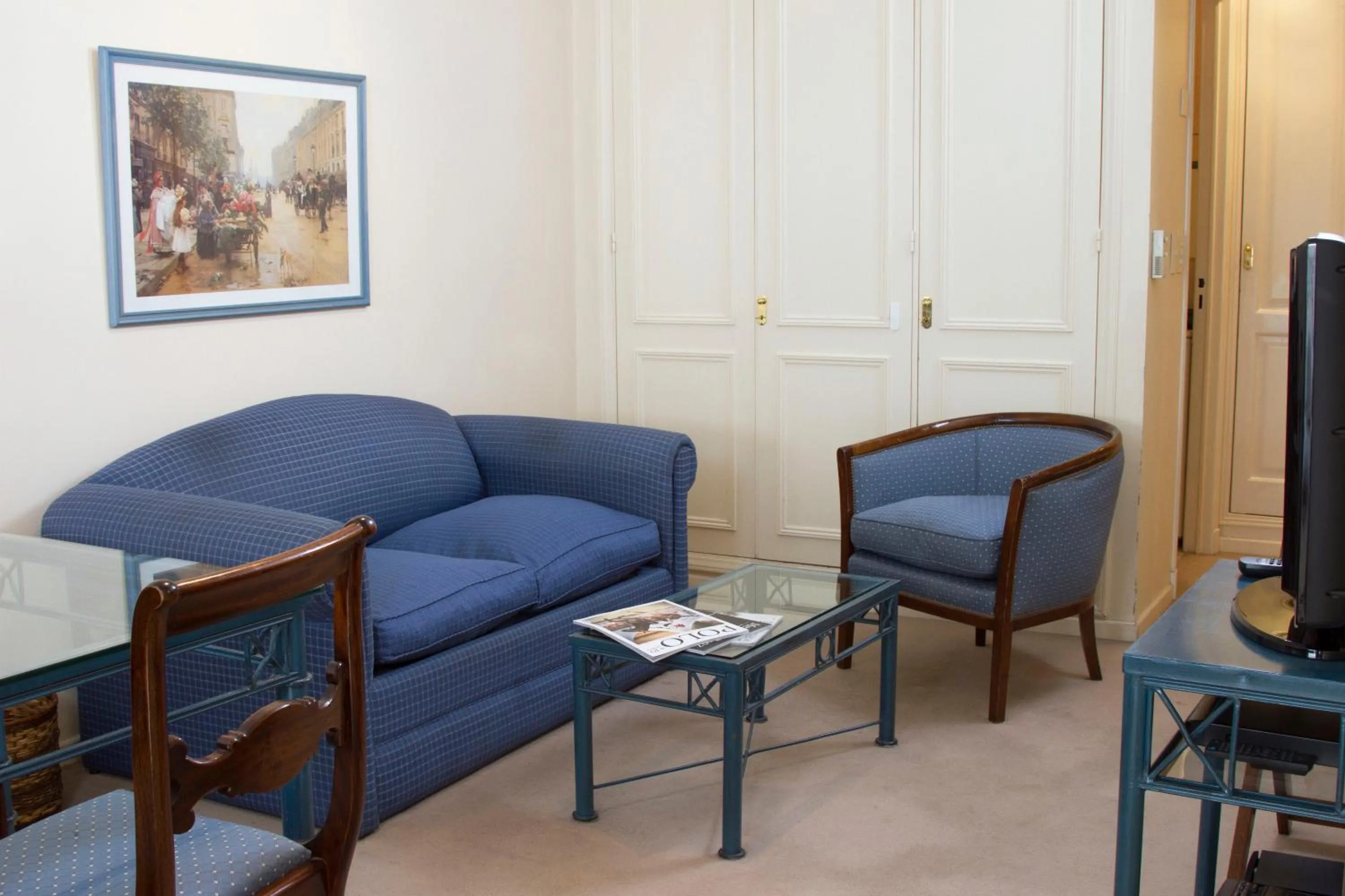 Living room in Mayla Apartments