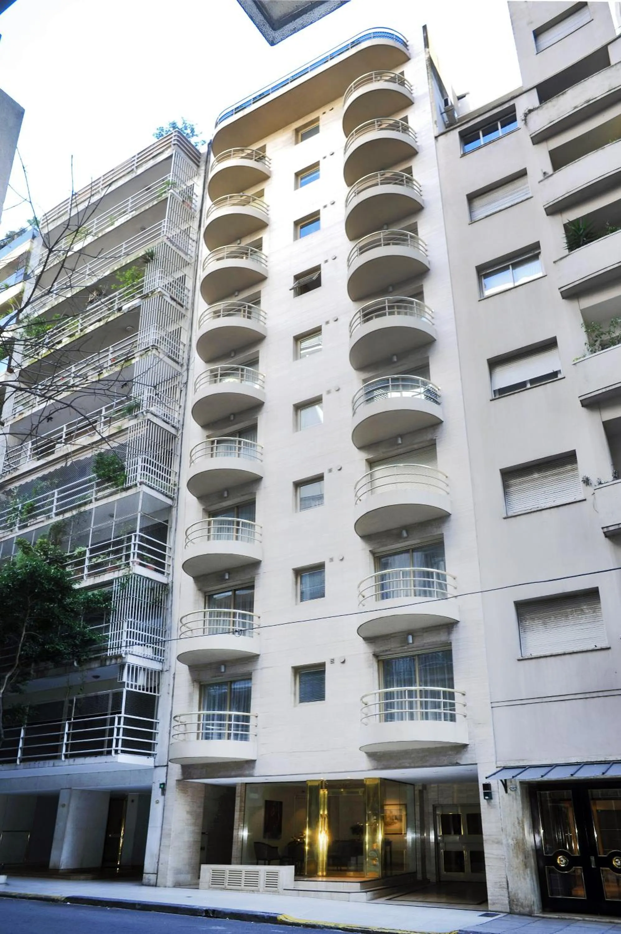 Facade/entrance in Mayla Apartments