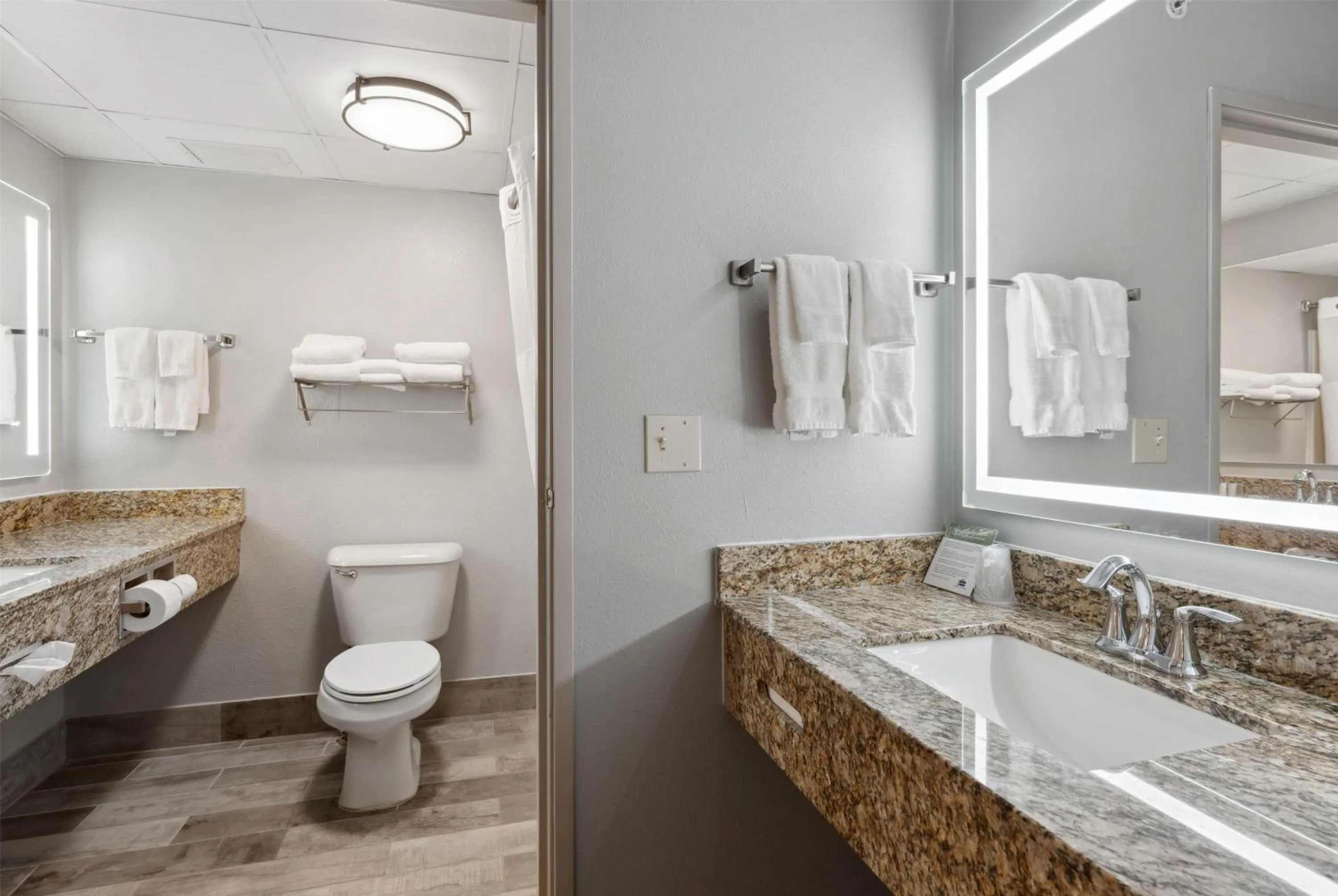 Bathroom in AmericInn by Wyndham Wisconsin Dells