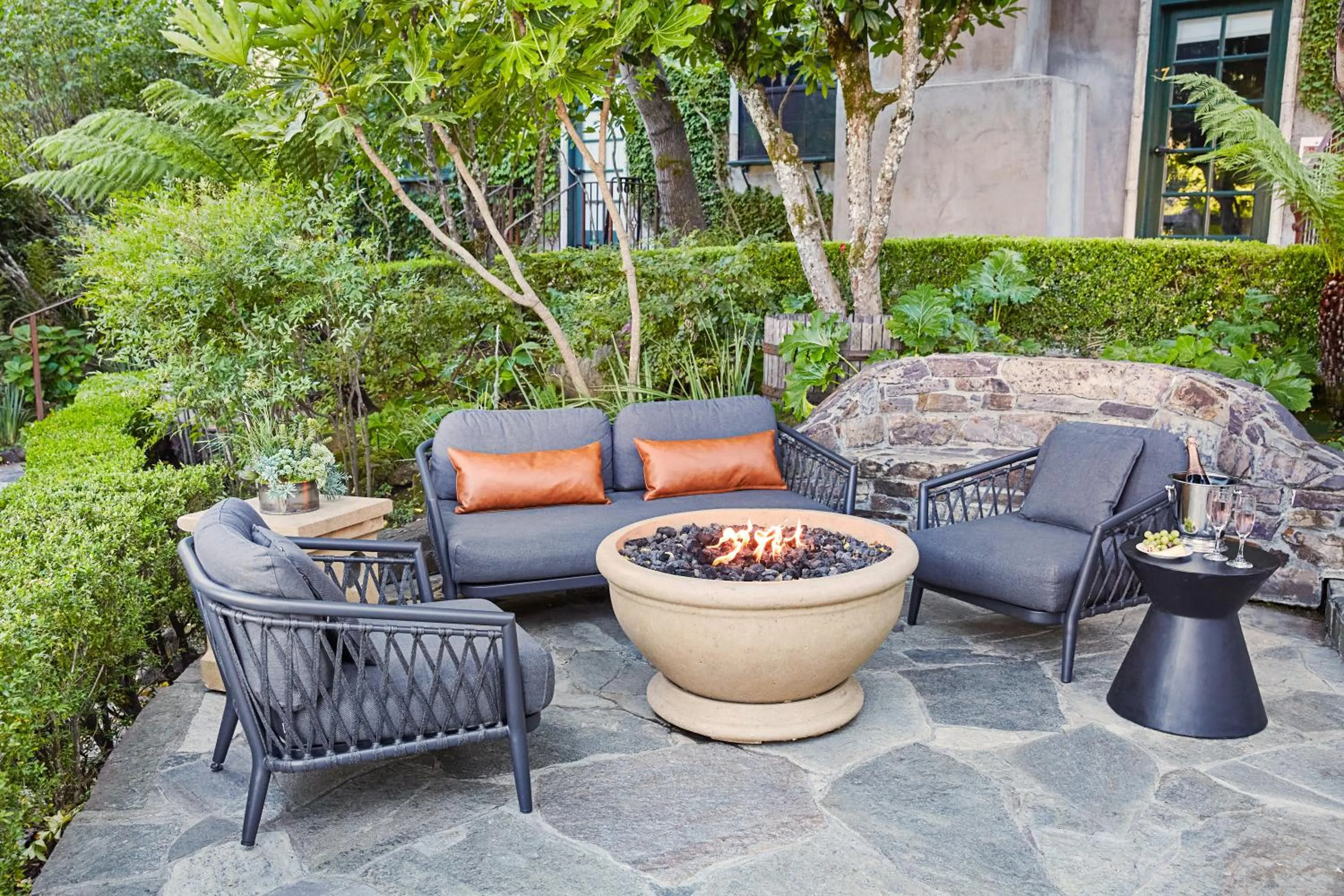Patio in Kenwood Inn & Spa