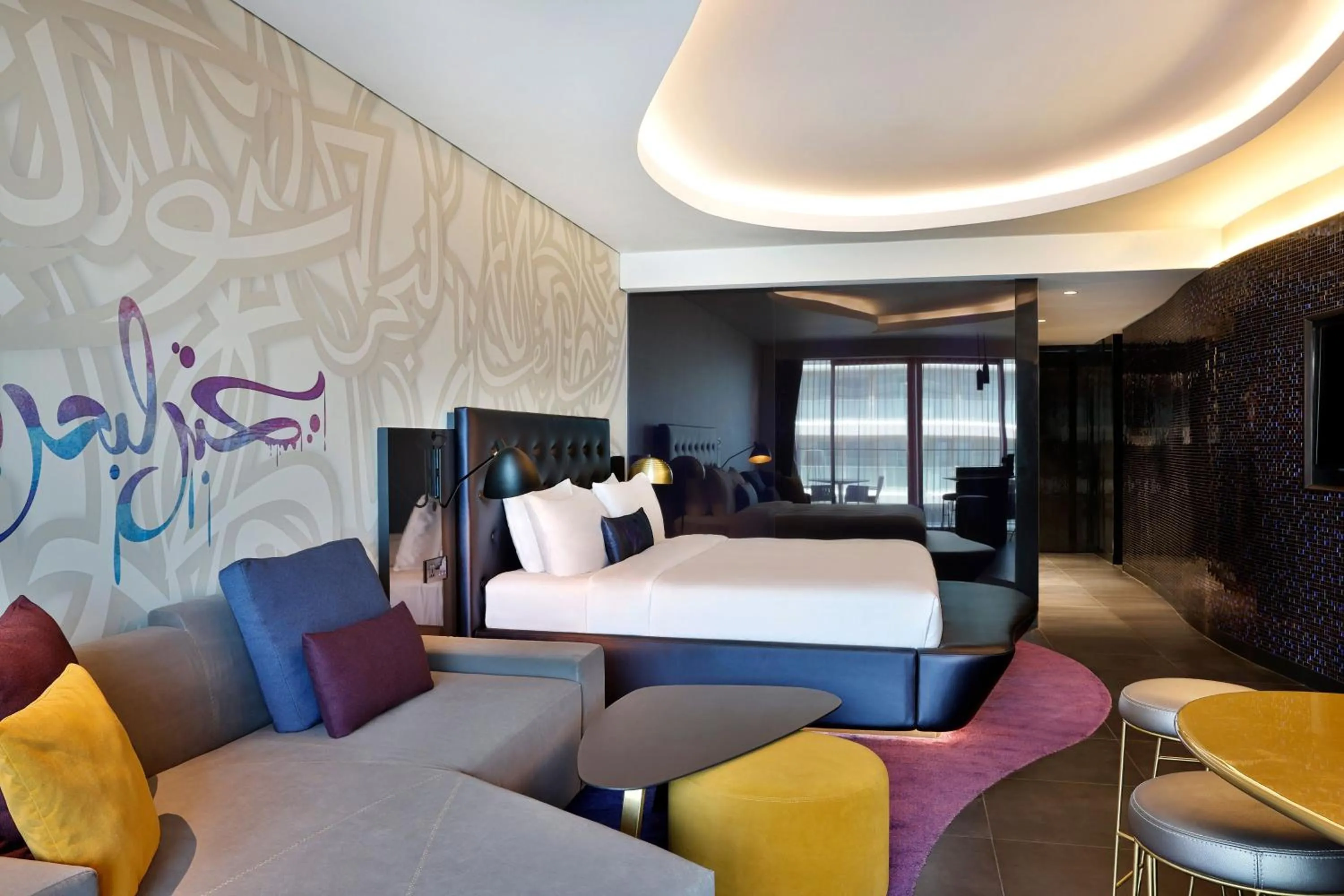 Photo of the whole room, Bed in W Dubai - The Palm
