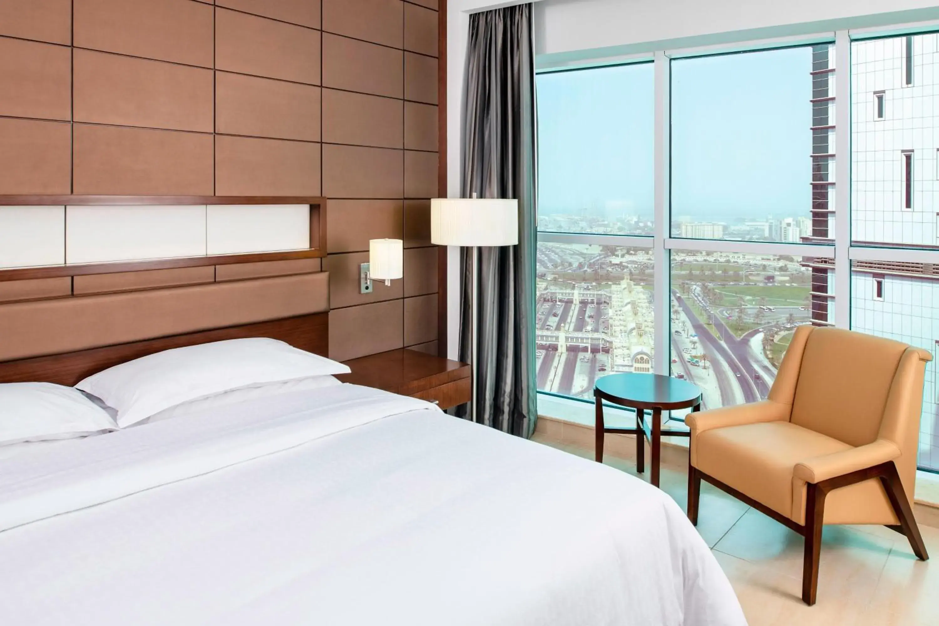 Executive room, Guest room, 1 King, Skyline view in Four Points by Sheraton Sharjah Executive room, Guest room, 1 King, Skyline view in Four Points by Sheraton Sharjah