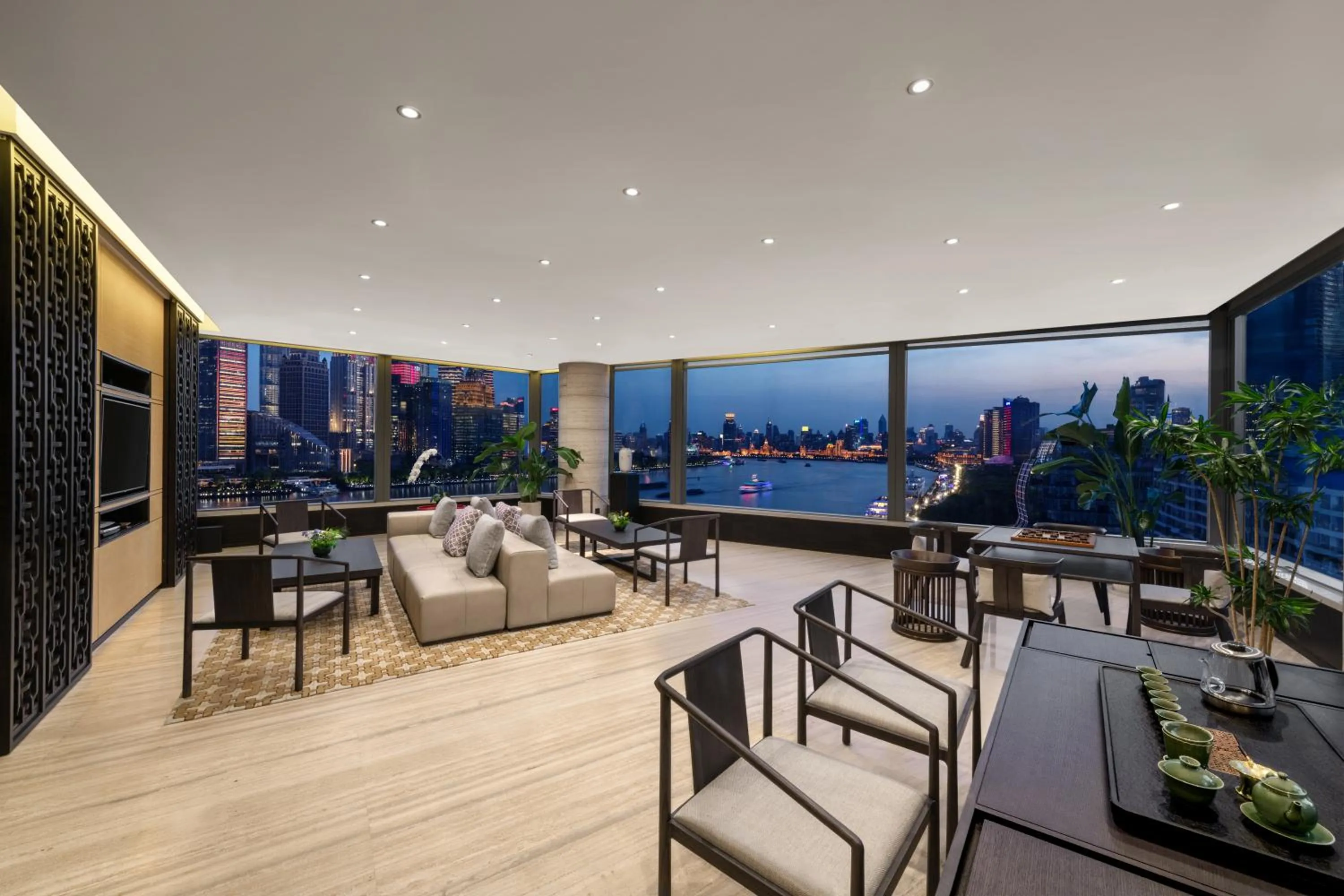 View (from property/room) in Banyantree Shanghai On the Bund - Tales rooftop bar boasts a jaw-dropping panoramic vista
