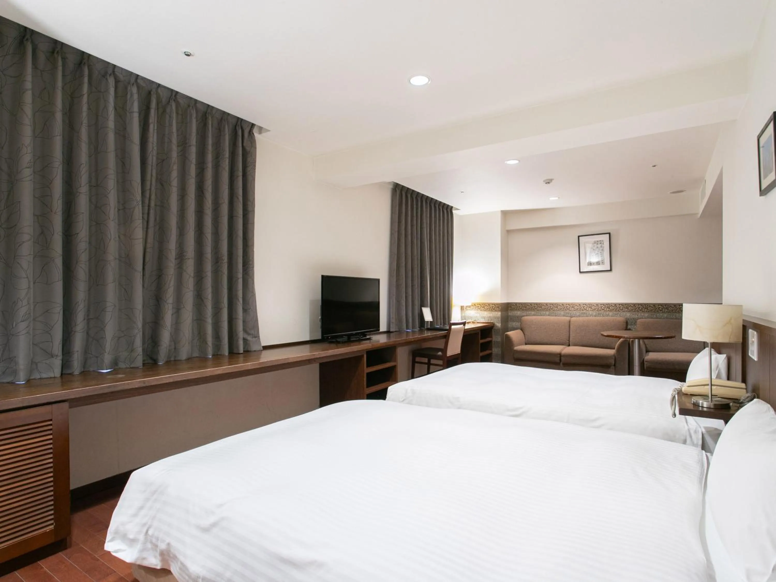 Photo of the whole room, Bed in Sutton Hotel Hakata City