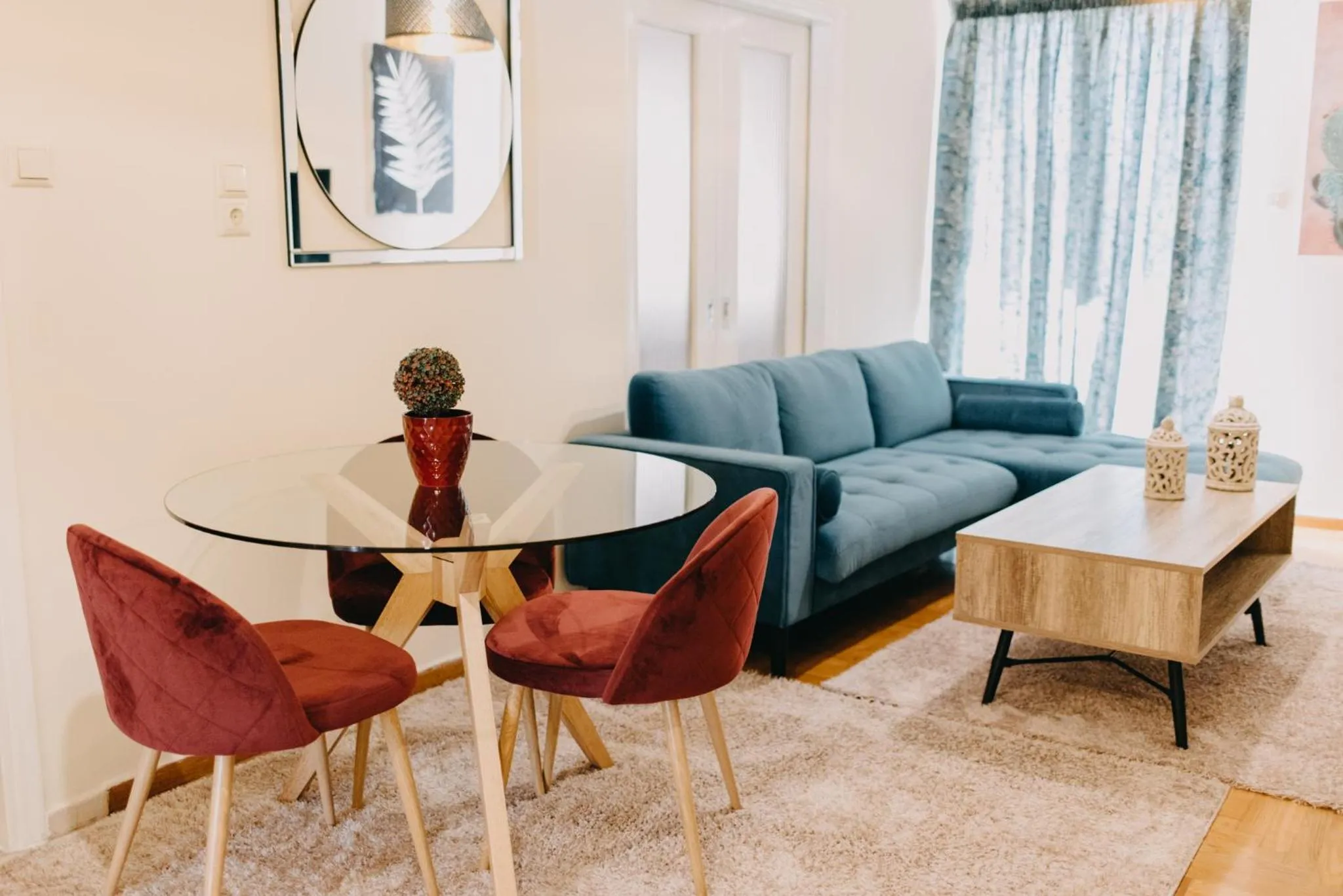 Living room in BEST HOUSE, KAPODISTRIOU, PSILA ALONIA