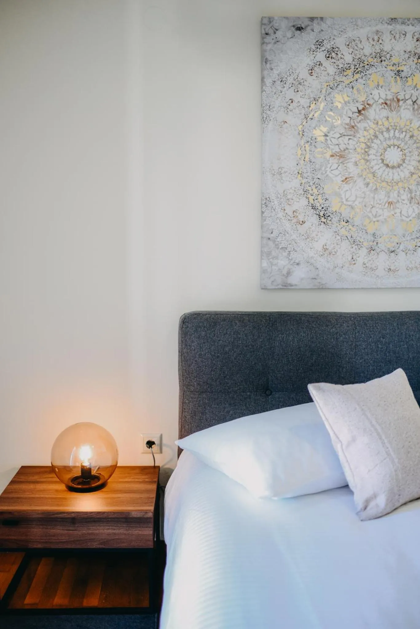 Bed in BEST HOUSE, KAPODISTRIOU, PSILA ALONIA