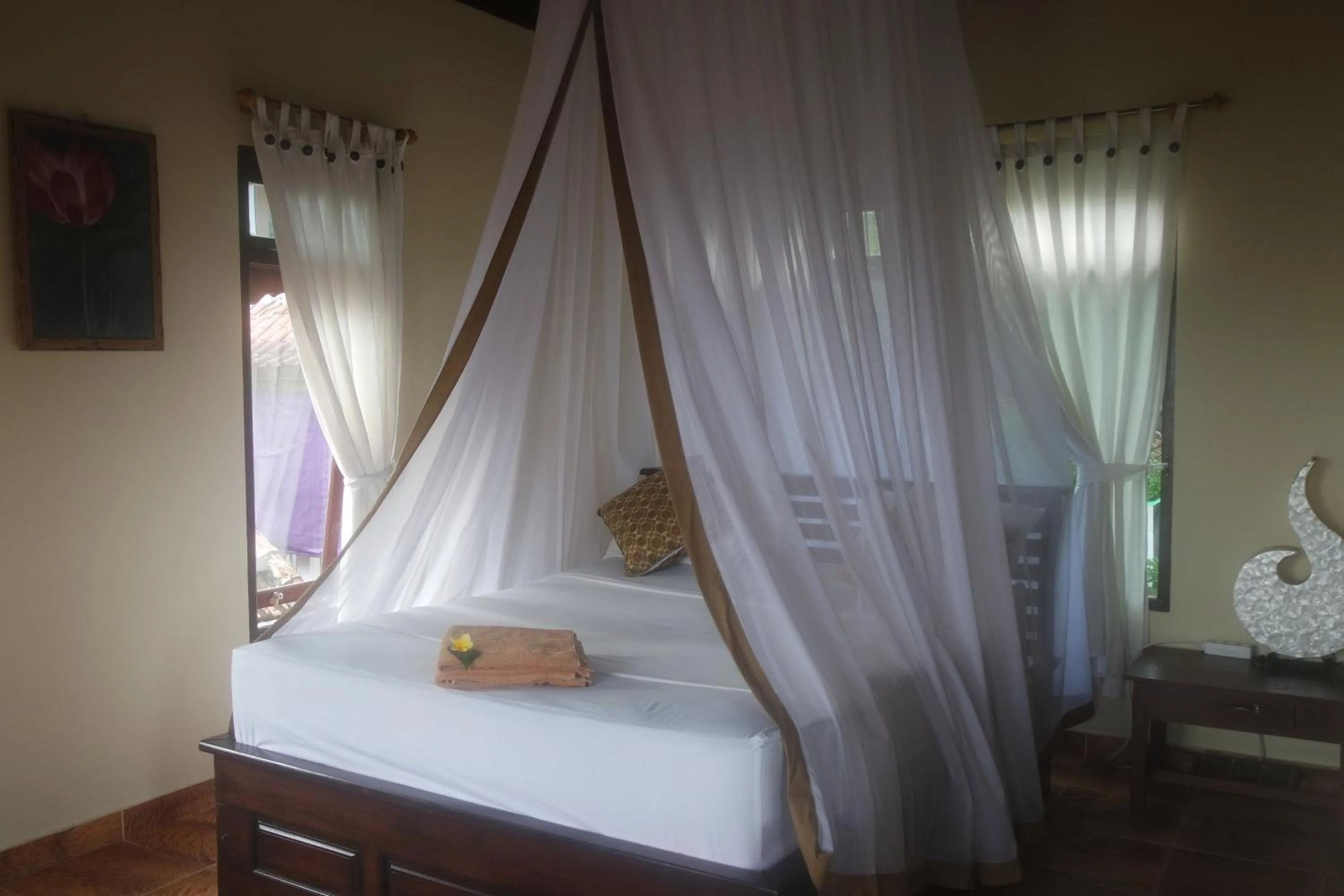 Bedroom, Bed in Bulih Beach Bungalows
