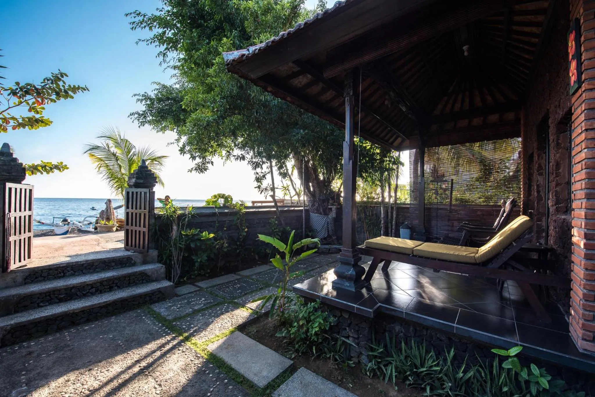 Balcony/Terrace in Bulih Beach Bungalows