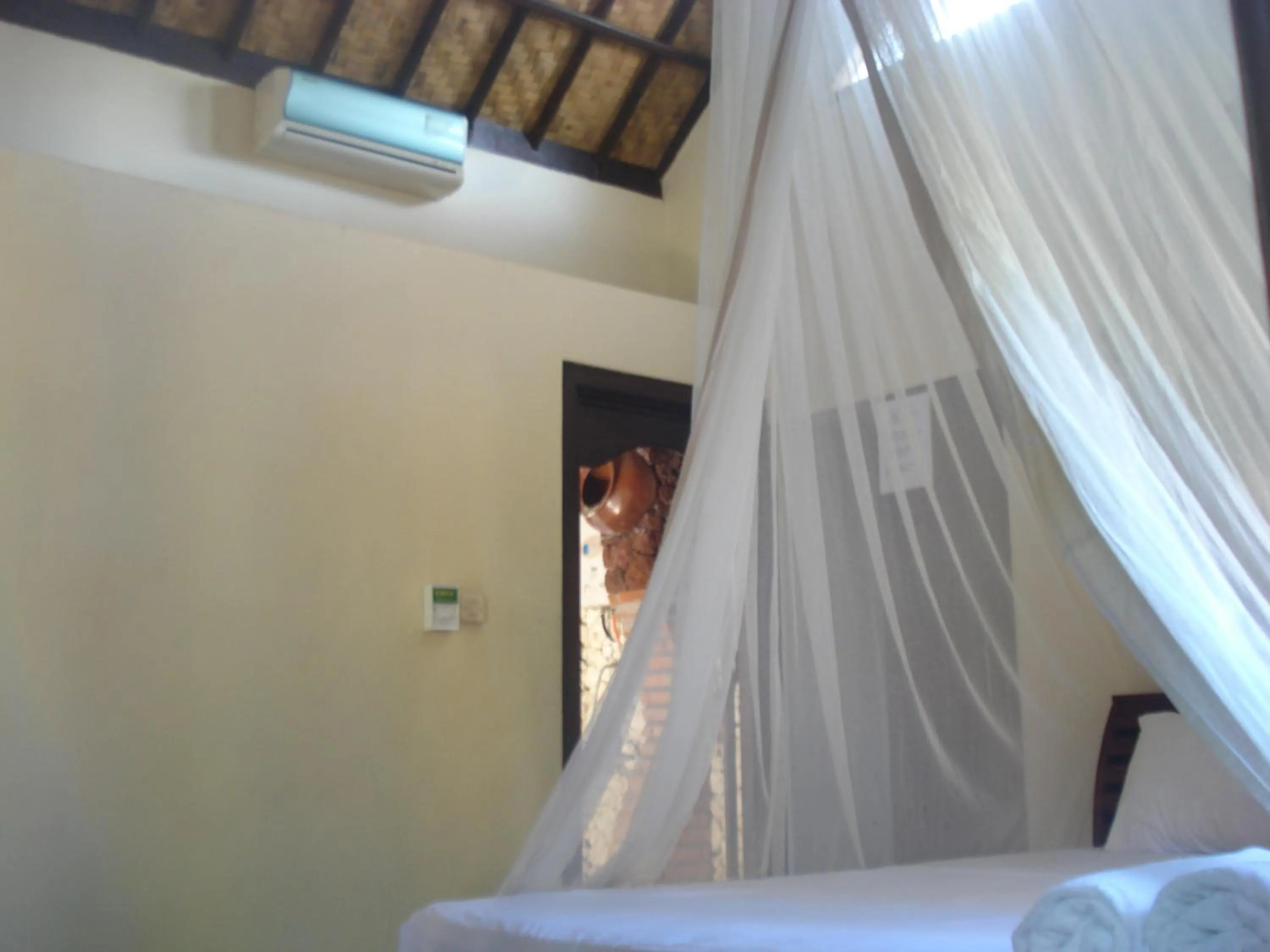 Bathroom, Bed in Bulih Beach Bungalows