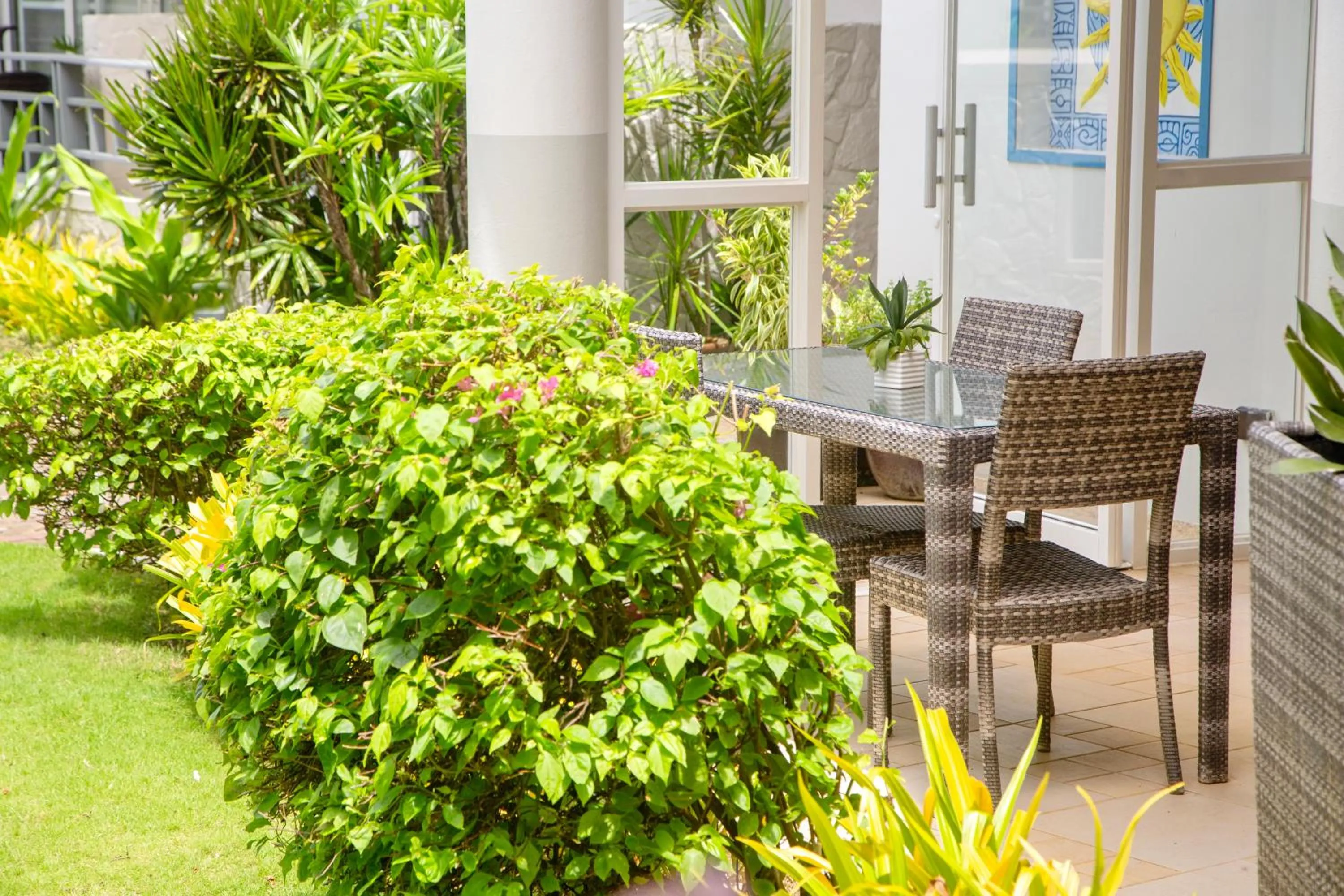 Garden view in 7Stones Boracay