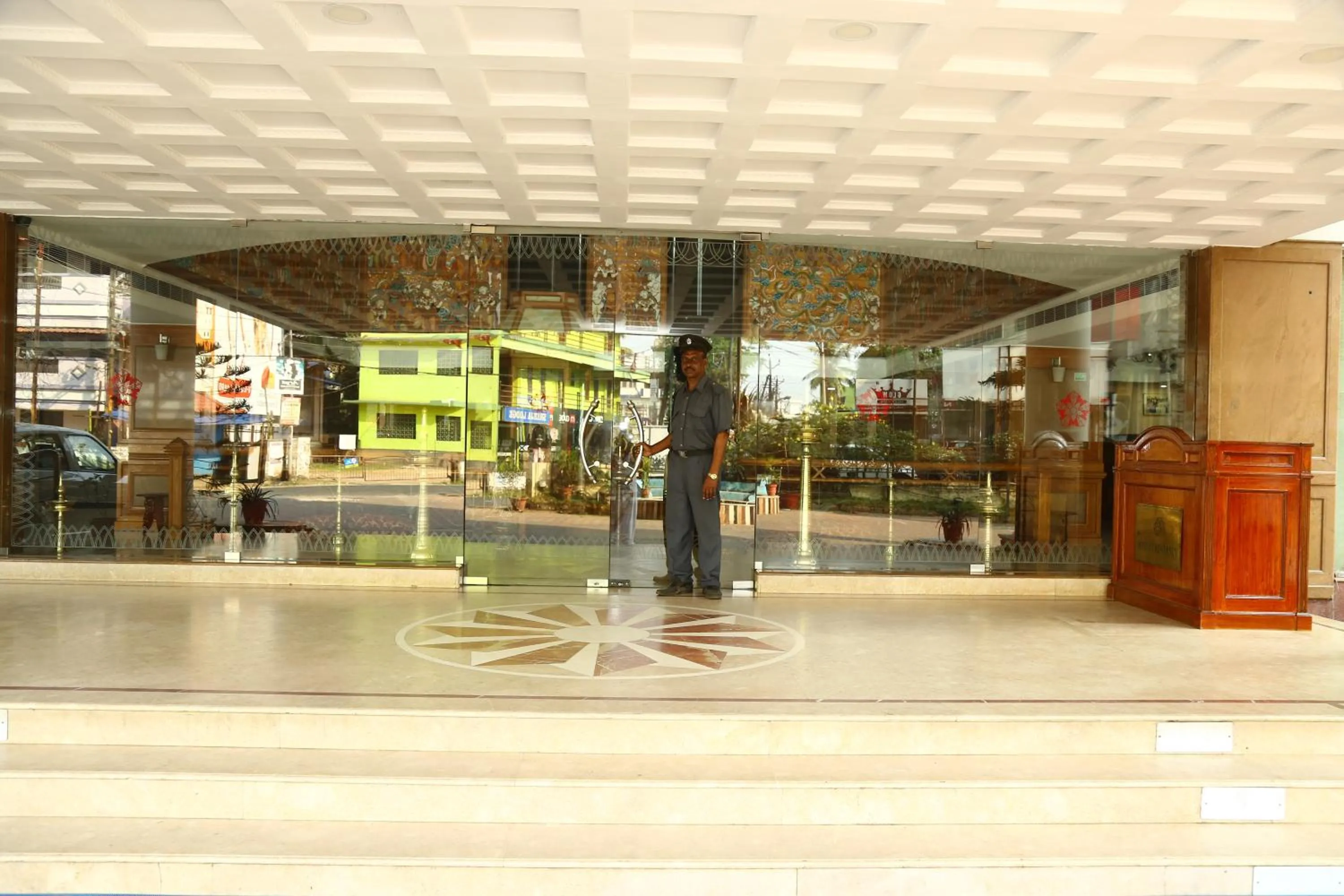 Facade/entrance in Mayura Residency