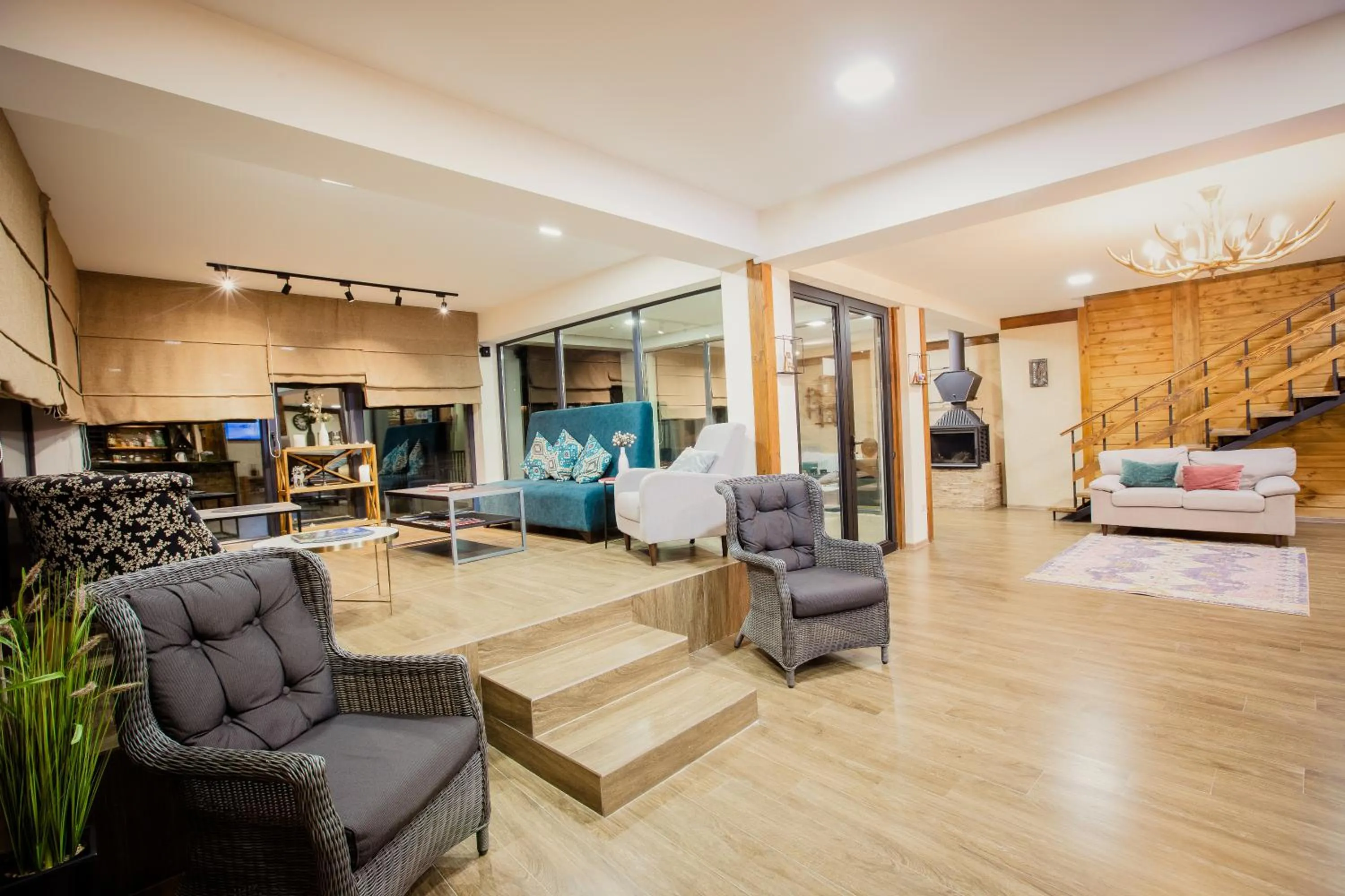 Living room in Chalet Mestia