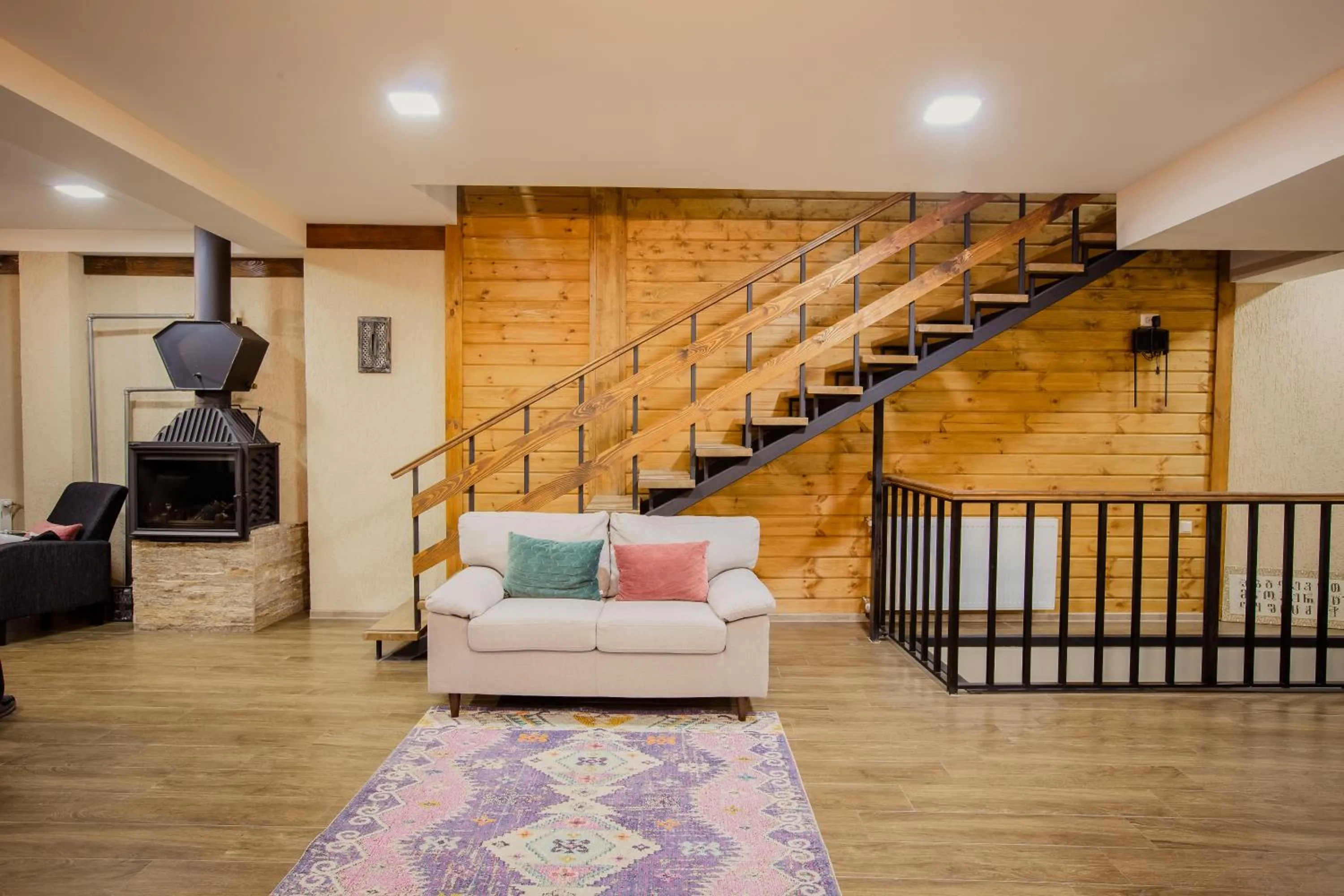 Living room in Chalet Mestia