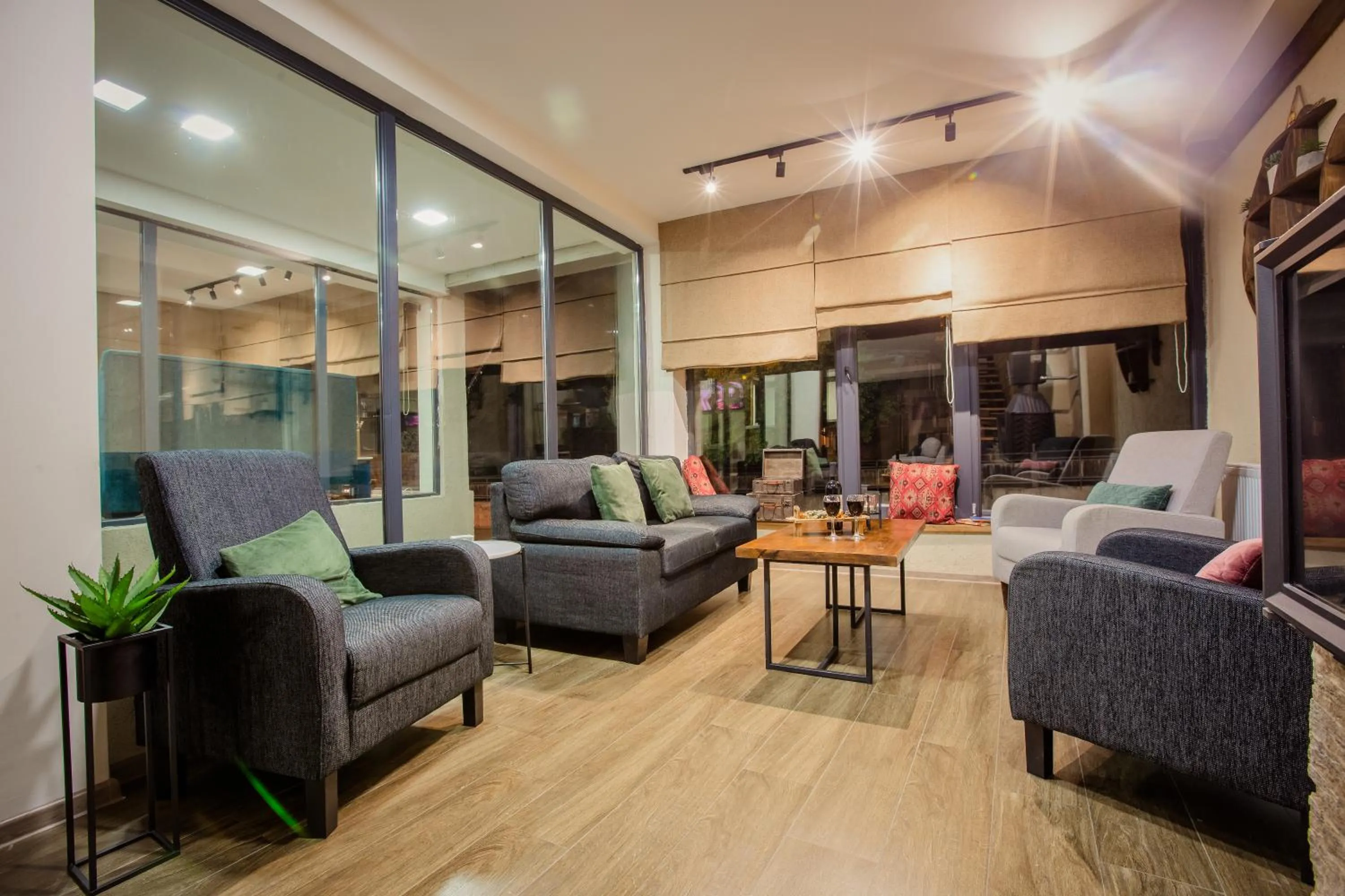 Living room in Chalet Mestia