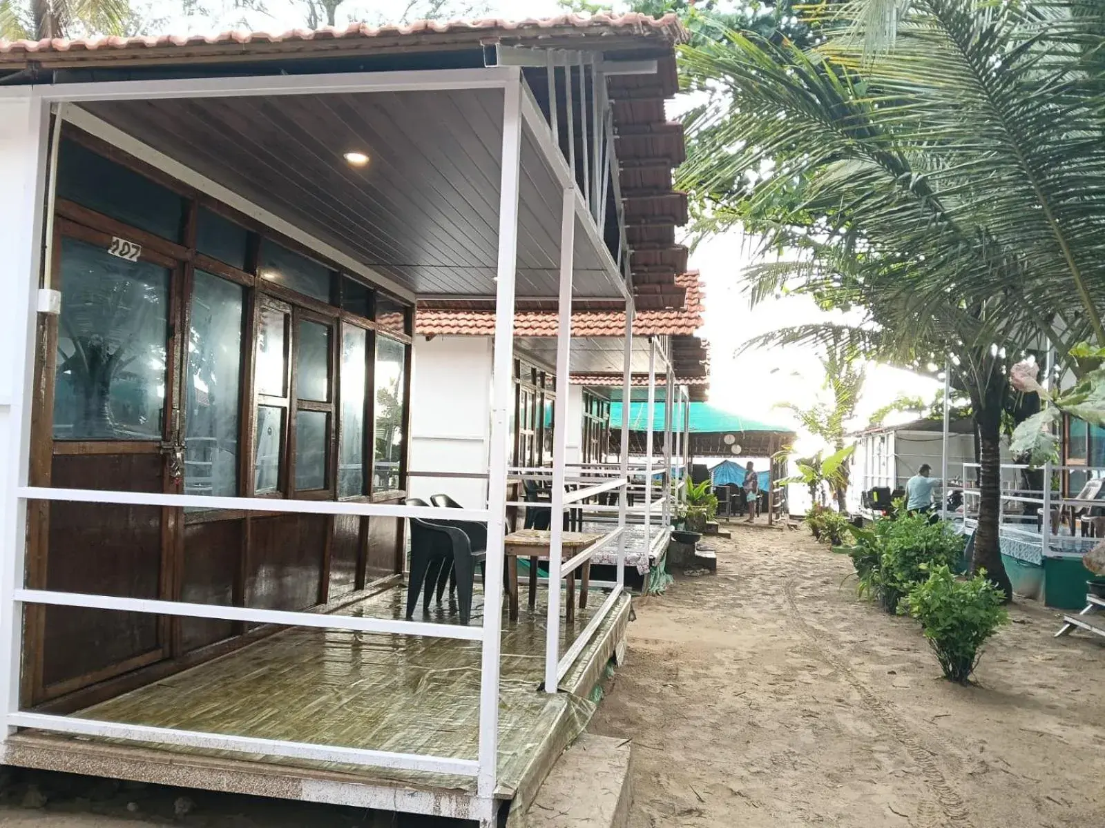 Deluxe Double Room with Side Sea View in Mountain Palm patnem beach Deluxe Double Room with Side Sea View in Mountain Palm patnem beach