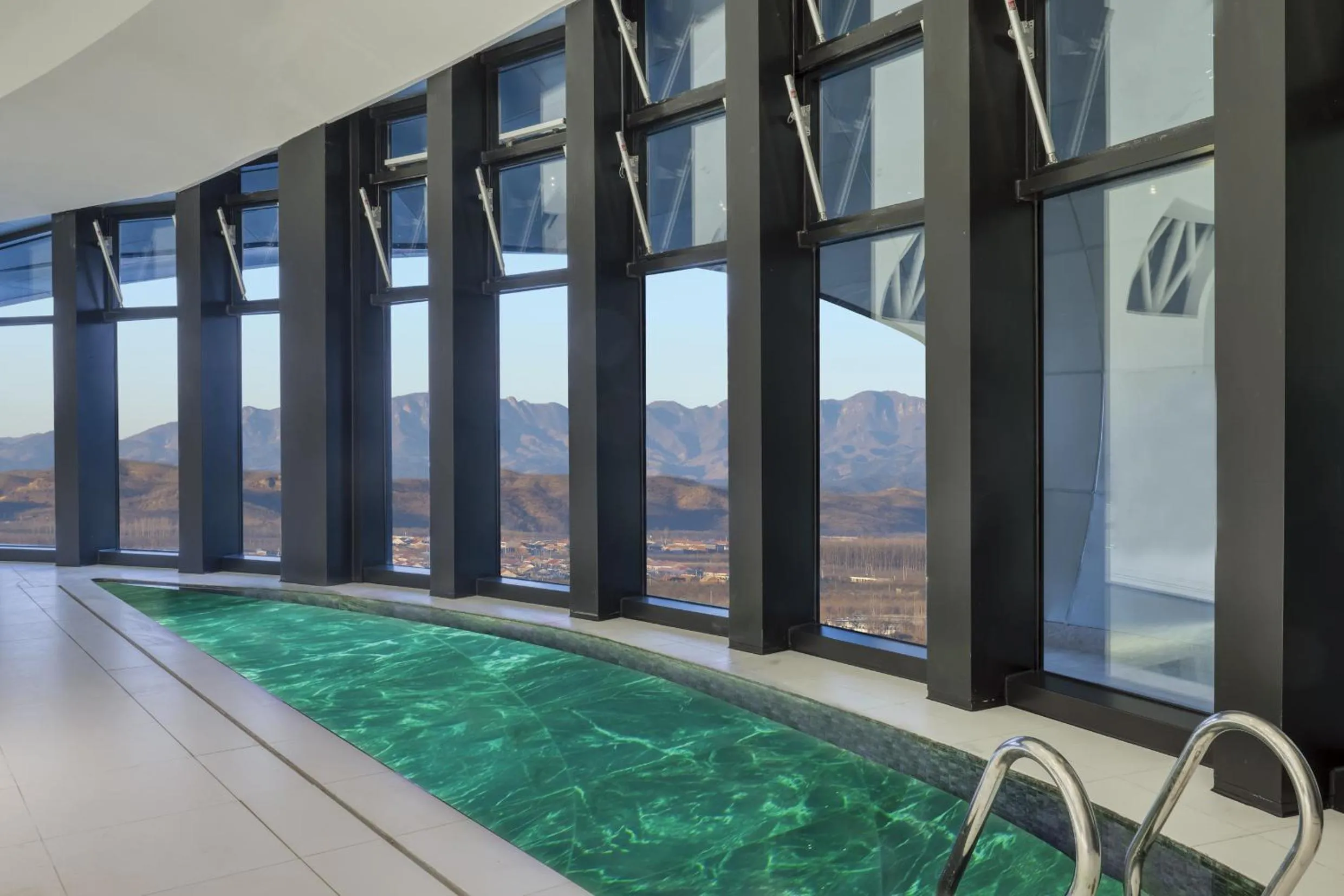 Pool view in Crowne Plaza Zunhua Hot Spring Town by IHG