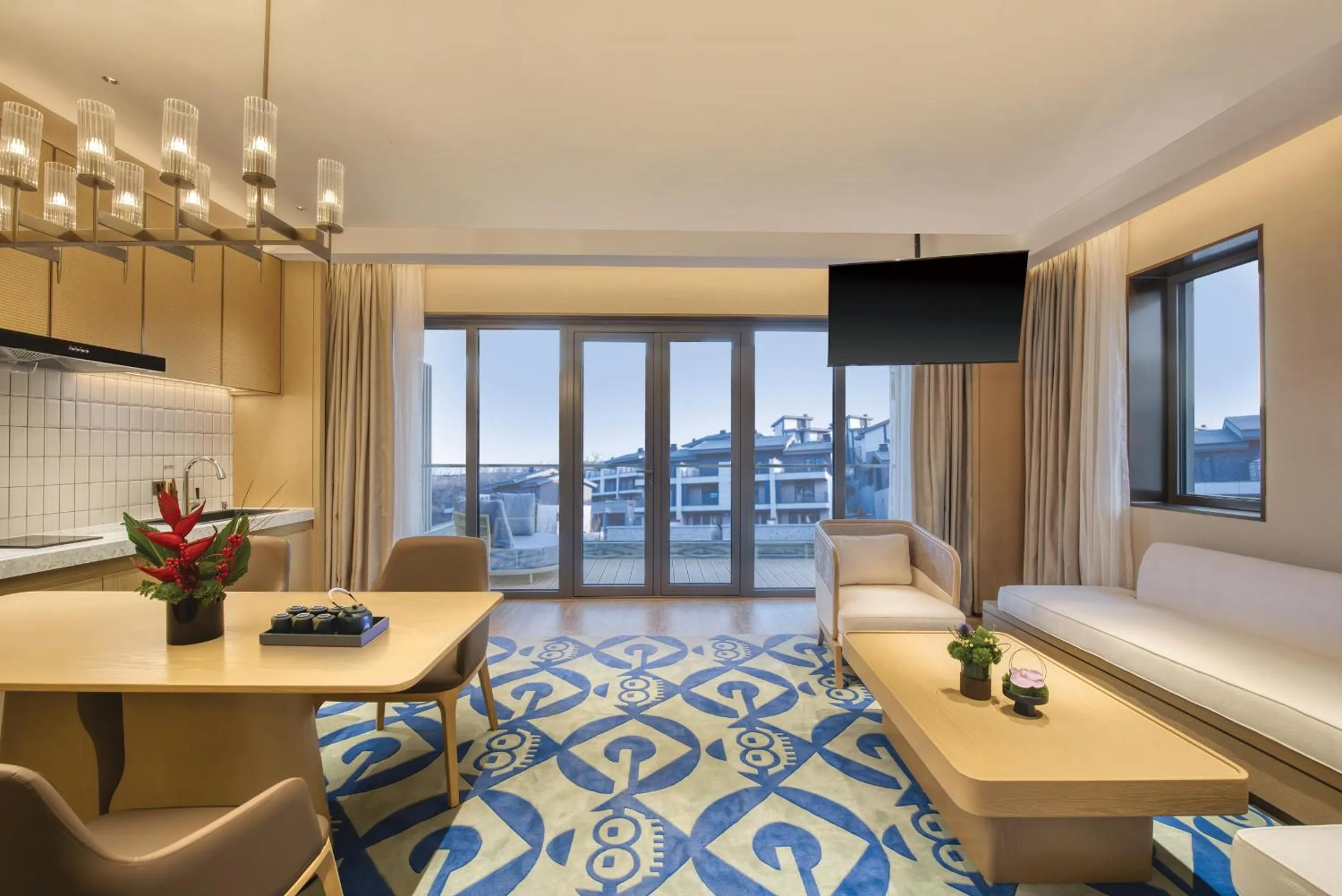 TV and multimedia, Bed in Crowne Plaza Zunhua Hot Spring Town by IHG