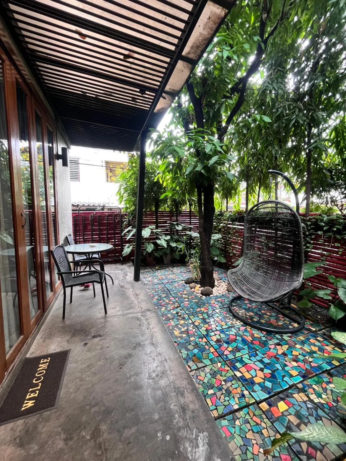 Garden in Villa Thapae