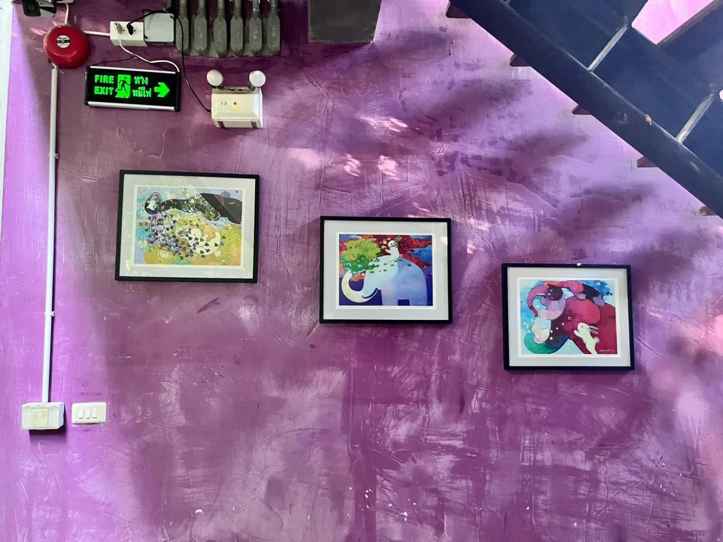 Decorative detail in Villa Thapae