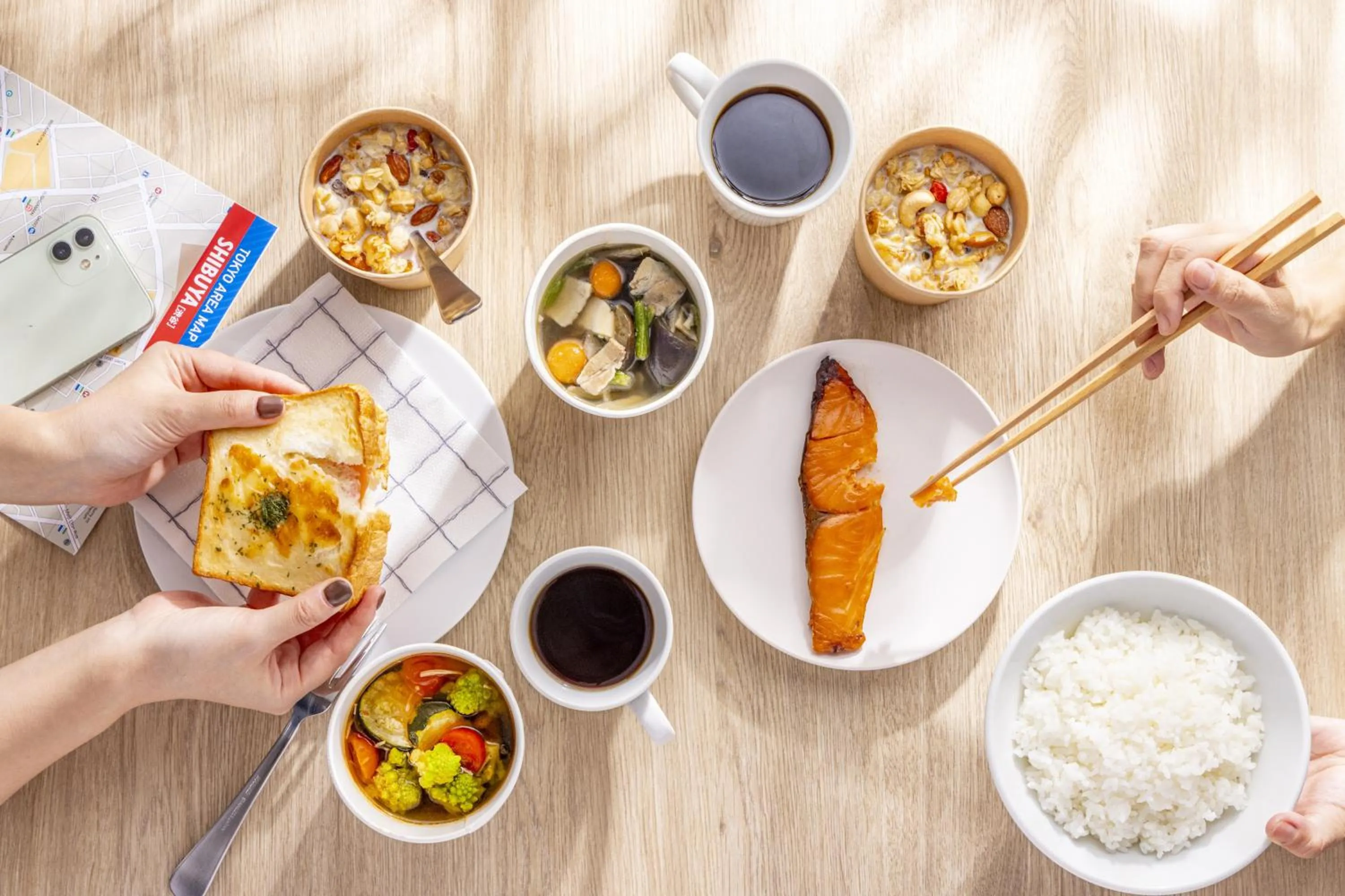 Breakfast in Tokyu Stay Suidobashi